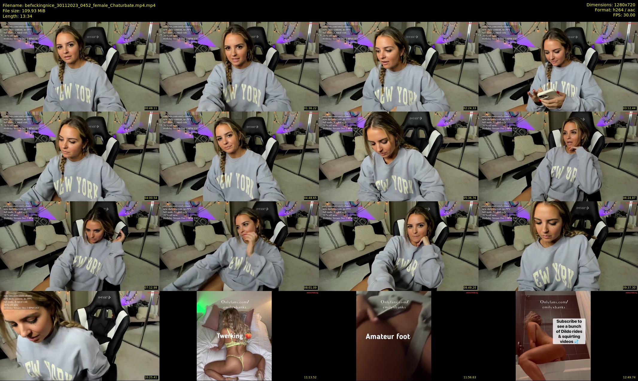 befxckingnice — 14 minute Chaturbate female cam show recording, 720p, Nov 30, 2023