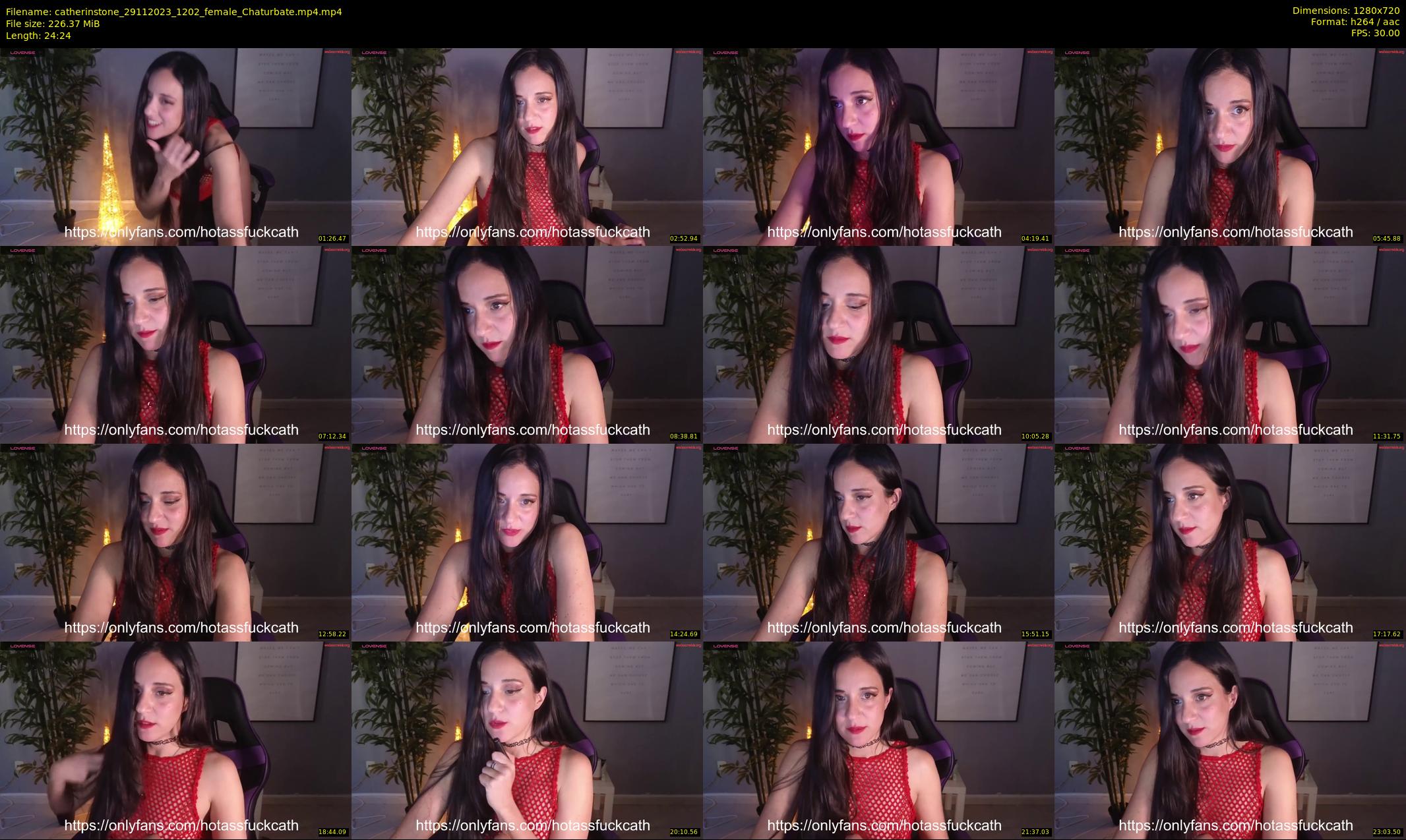 catherinstone — 25 minute Chaturbate female cam show recording, 720p, Nov 29, 2023