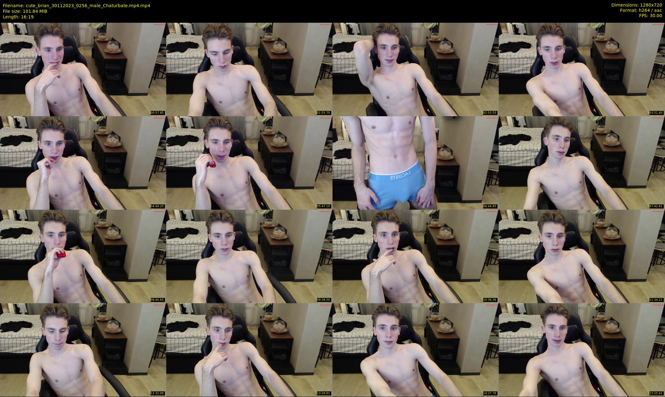 cute_brian — 17 minute Chaturbate male cam show recording, 720p, Nov 30, 2023