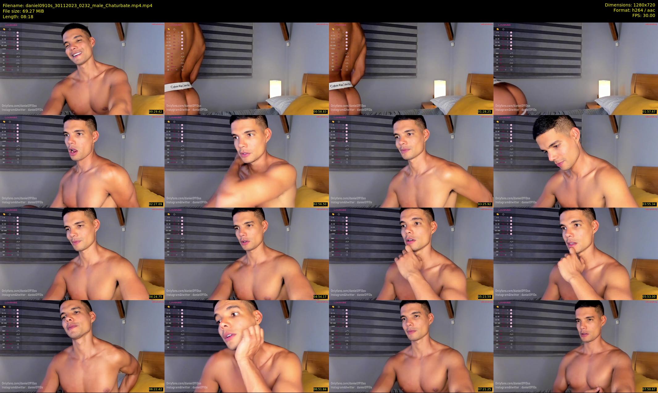 daniel0910s — 9 minute Chaturbate male cam show recording, 720p, Nov 30, 2023