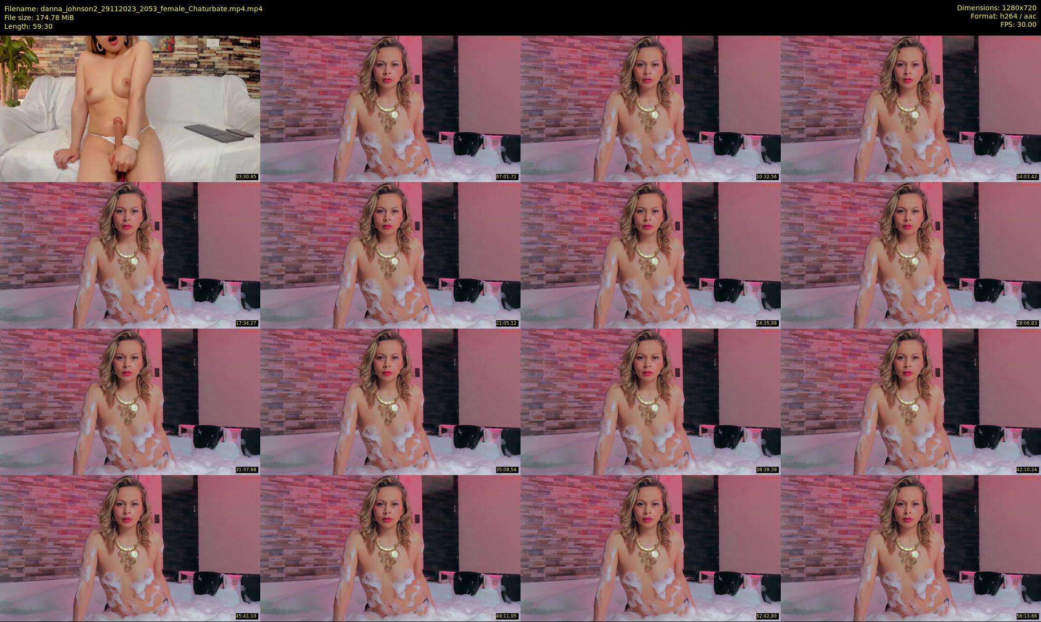 danna_johnson2 — 60 minute Chaturbate female cam show recording, 720p, Nov 29, 2023