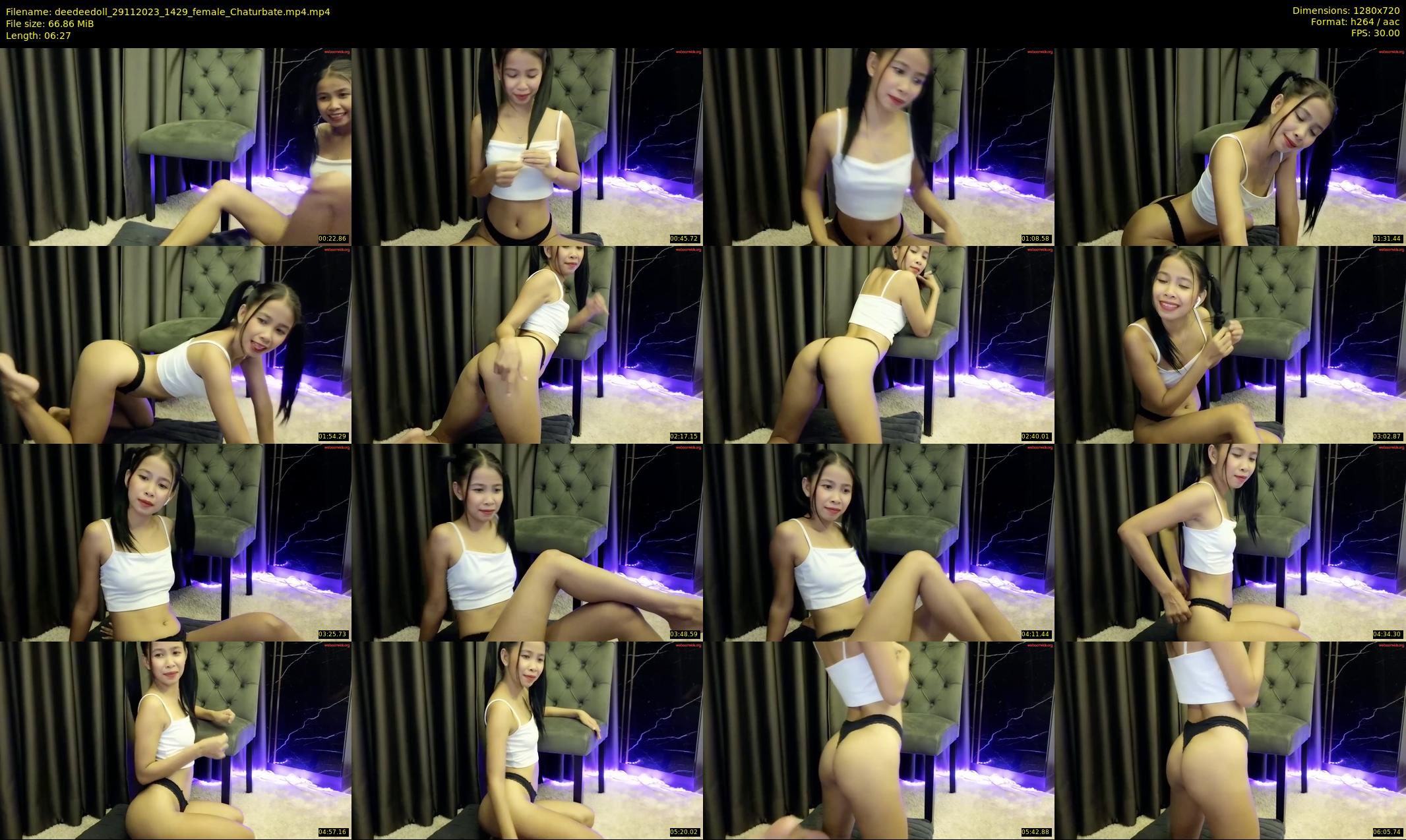 deedeedoll — 7 minute Chaturbate female cam show recording, 720p, Nov 29, 2023