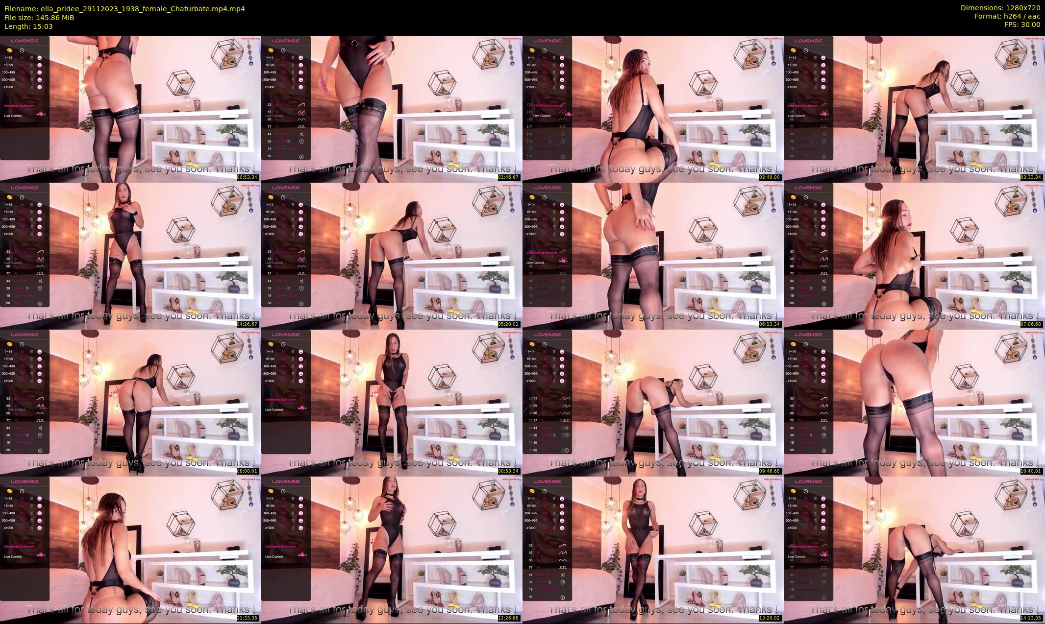 ella_pridee — 16 minute Chaturbate female cam show recording, 720p, Nov 29, 2023