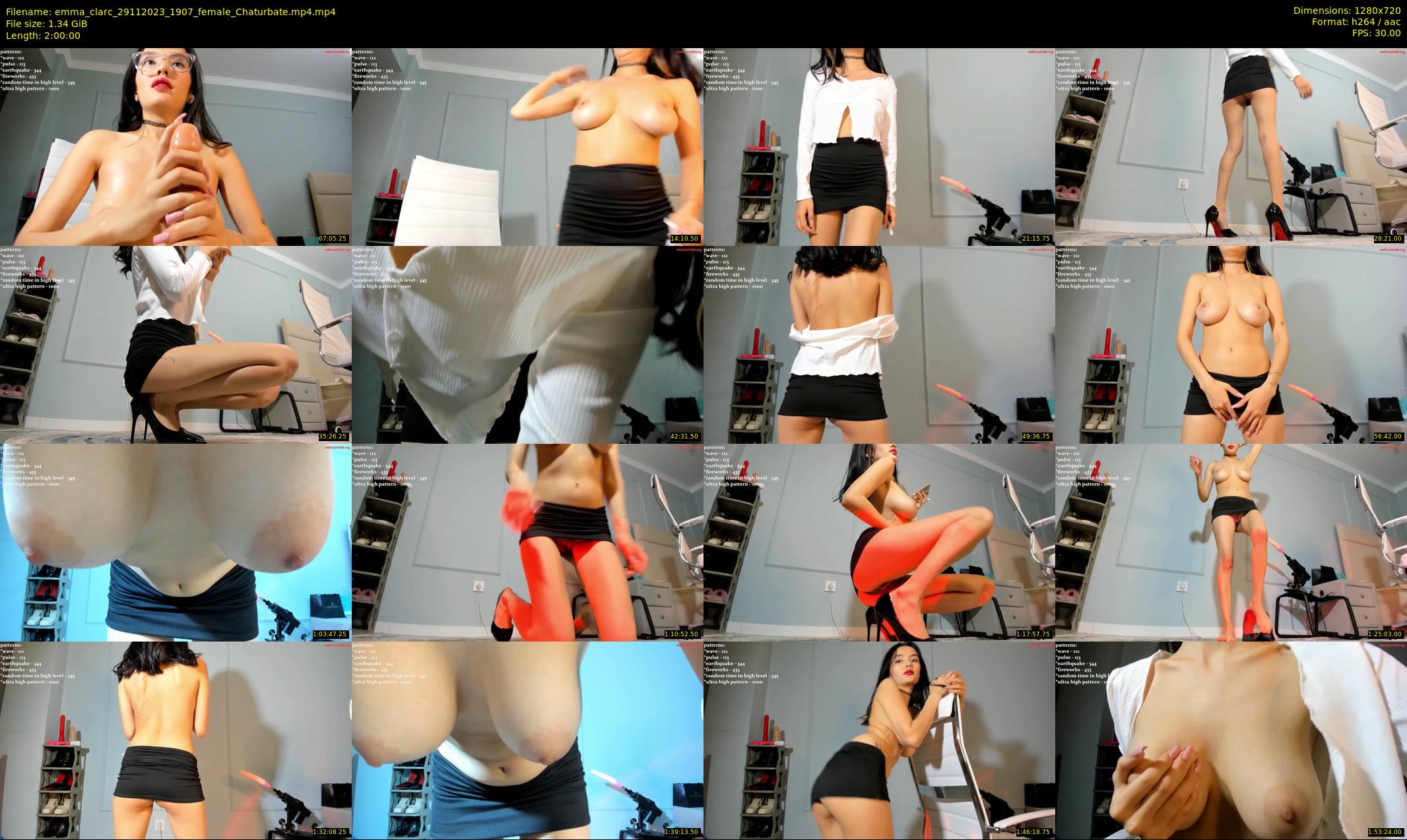 emma_clarc — 120 minute Chaturbate female cam show recording, 720p, Nov 29, 2023