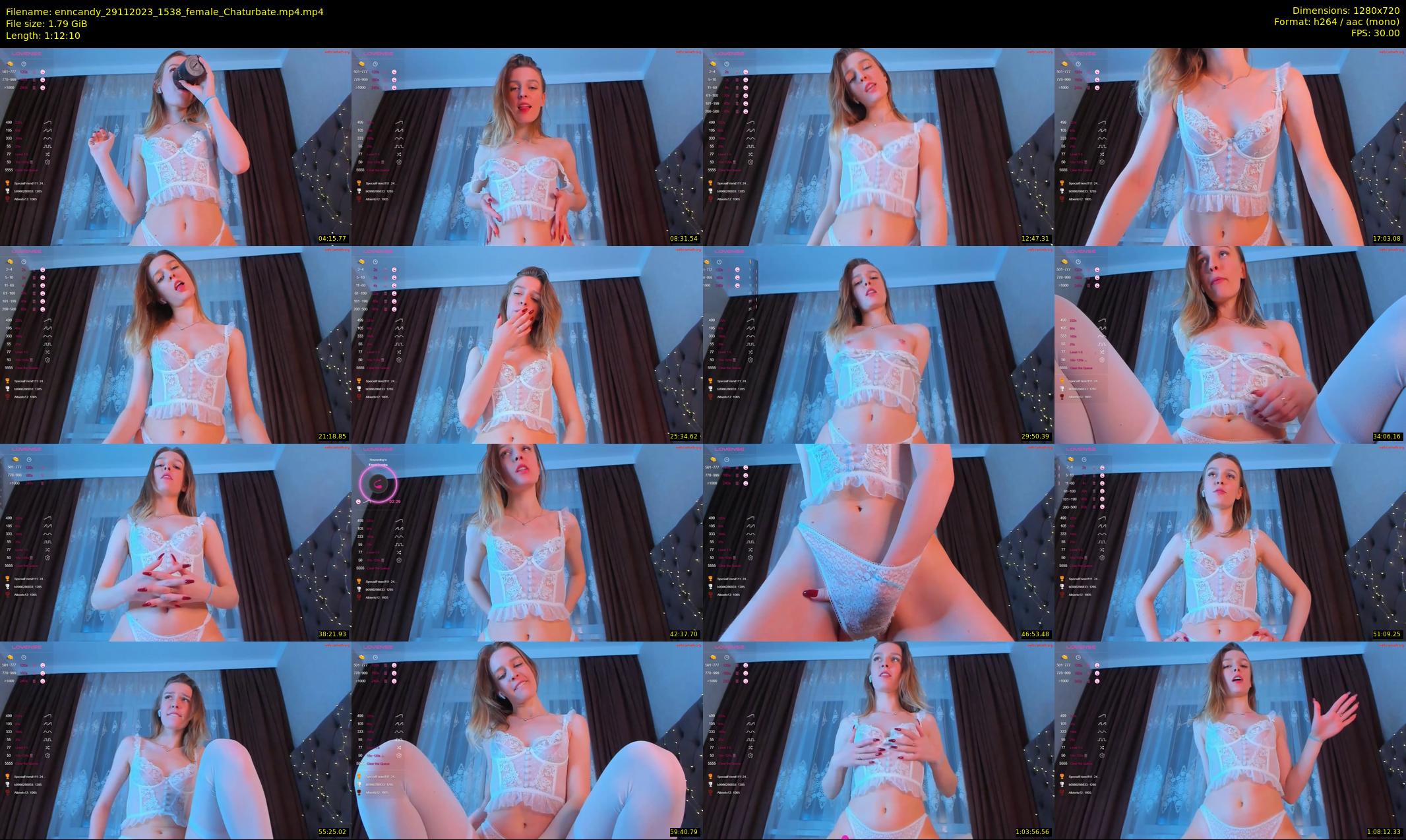 enncandy — 73 minute Chaturbate female cam show recording, 720p, Nov 29, 2023
