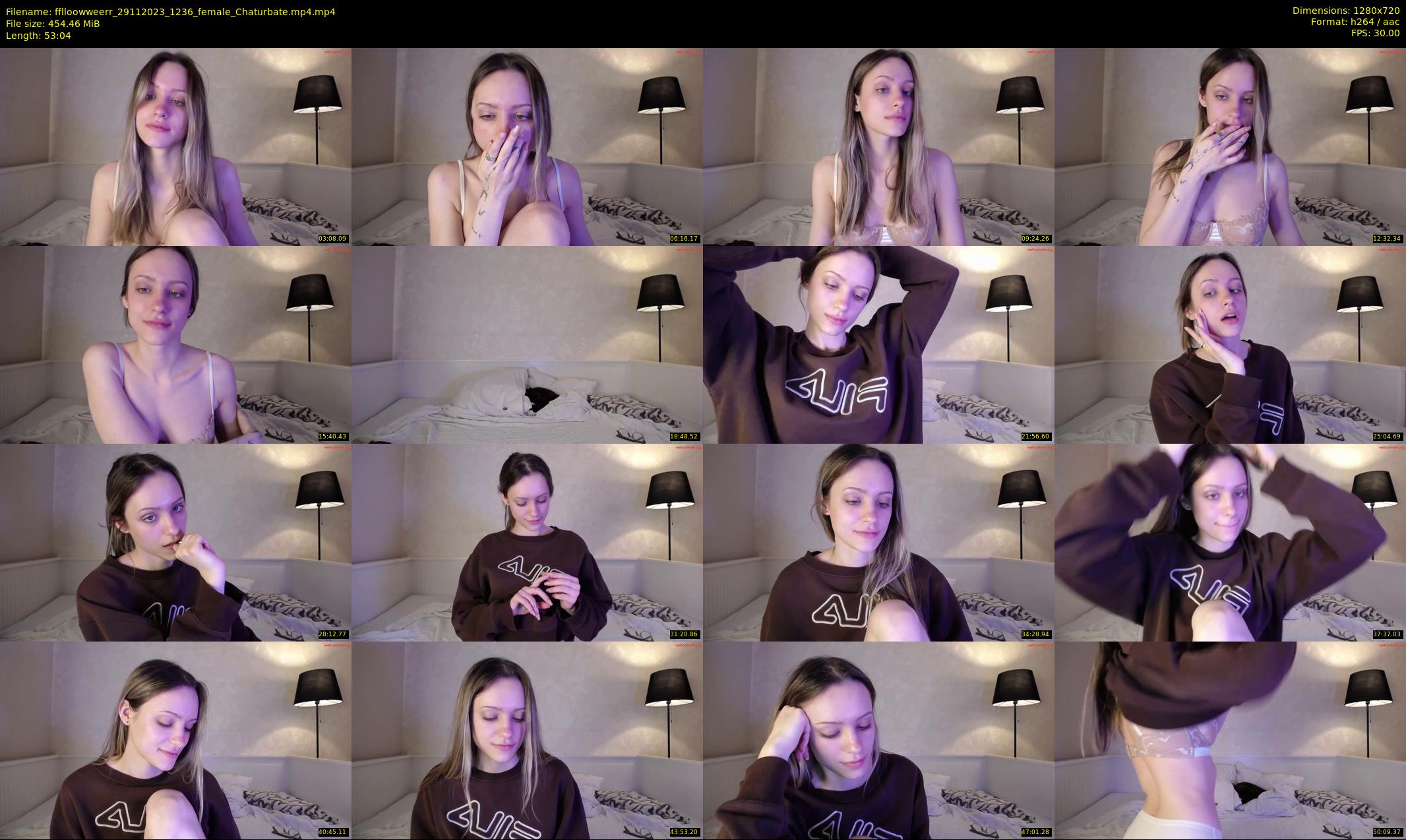 fflloowweerr — 54 minute Chaturbate couple cam show recording, 720p, Nov 29, 2023