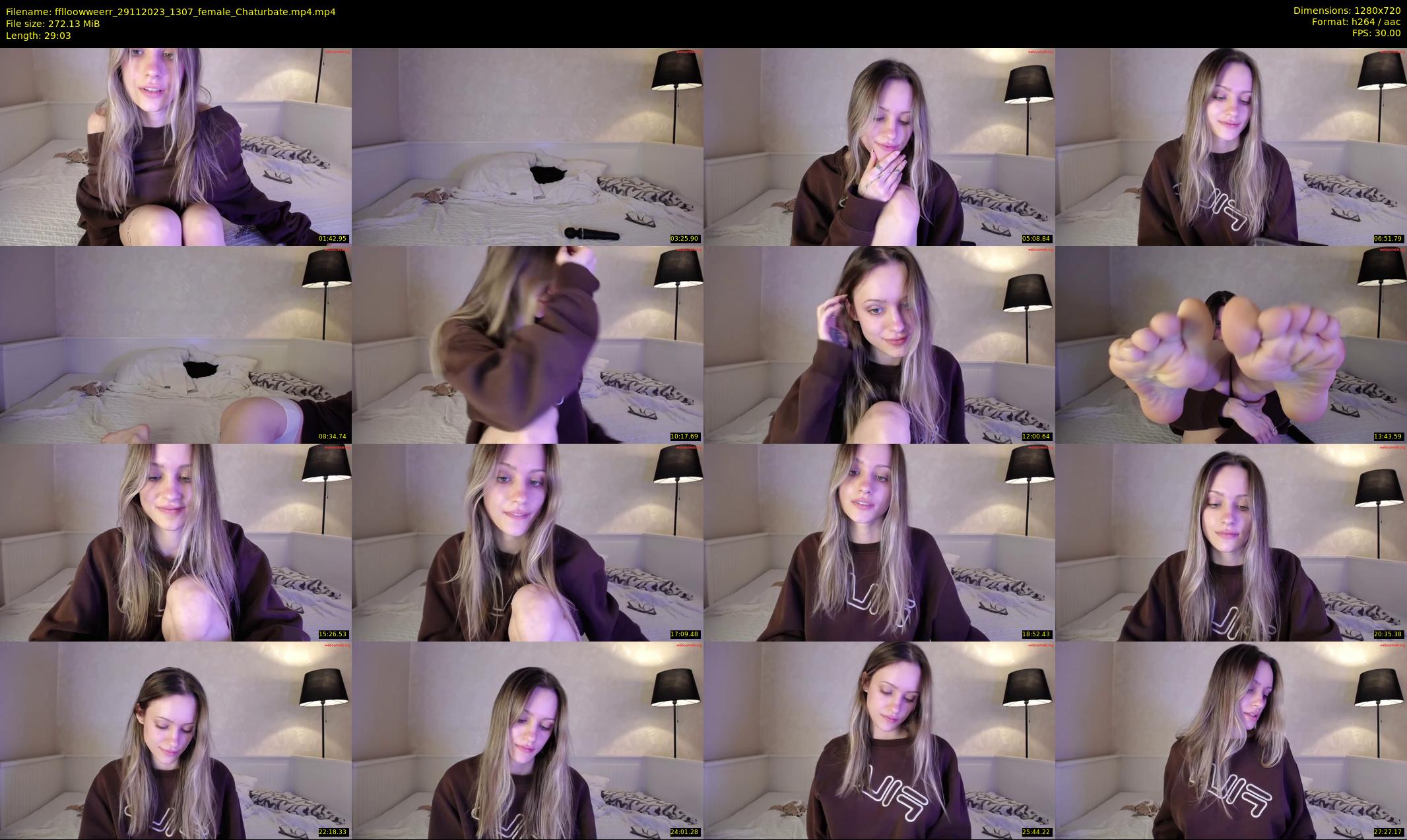 fflloowweerr — 30 minute Chaturbate couple cam show recording, 720p, Nov 29, 2023