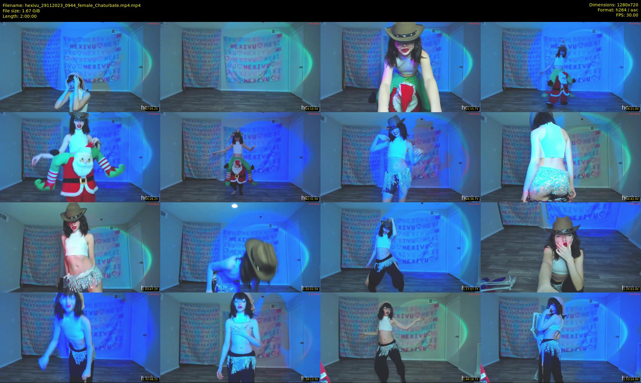 hexivu — 120 minute Chaturbate female cam show recording, 720p, Nov 29, 2023