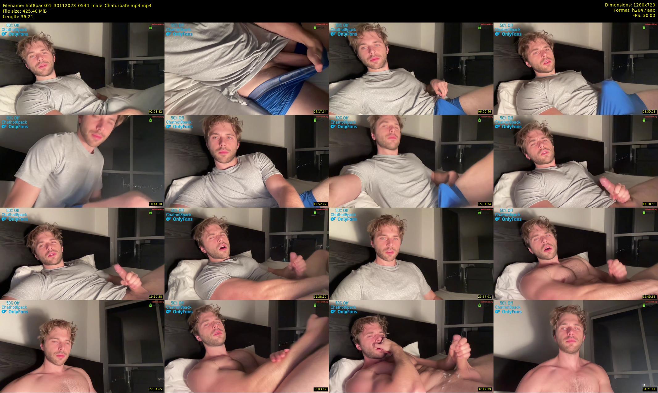 hot8pack01 — 37 minute Chaturbate male cam show recording, 720p, Nov 30, 2023