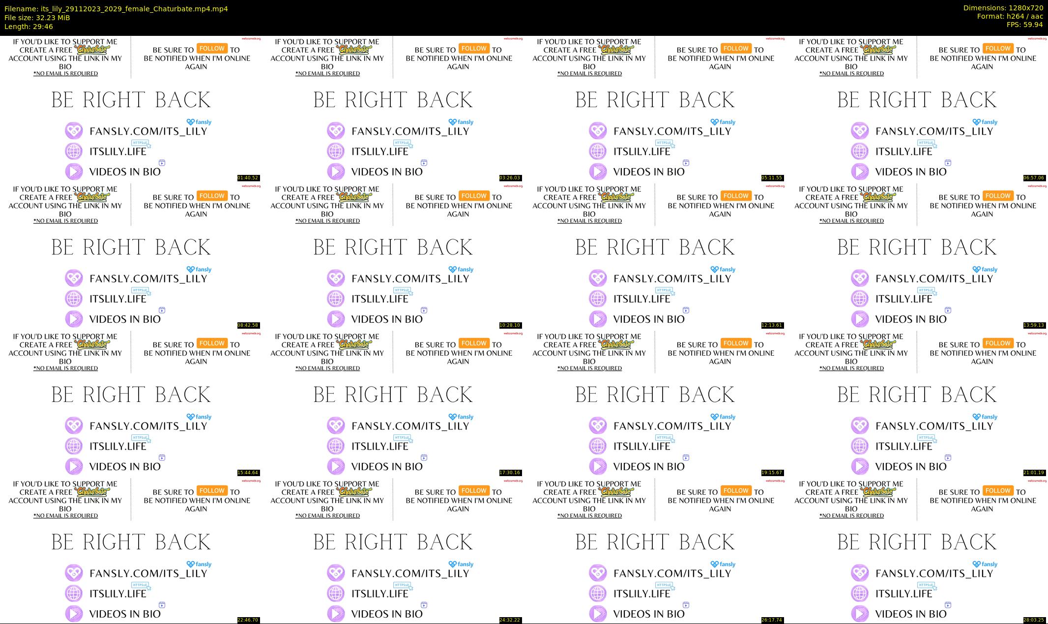 its_lily — 30 minute Chaturbate female cam show recording, 720p, Nov 29, 2023