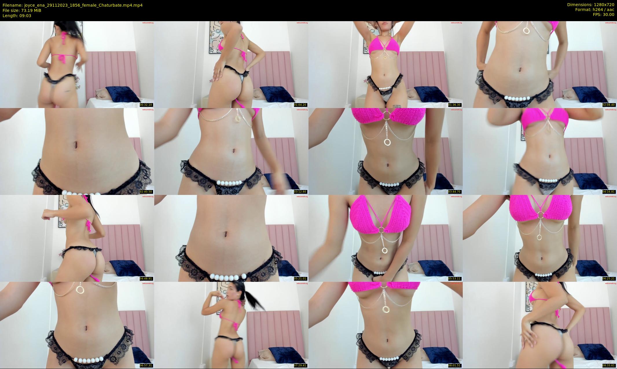 joyce_ena — 10 minute Chaturbate female cam show recording, 720p, Nov 29, 2023