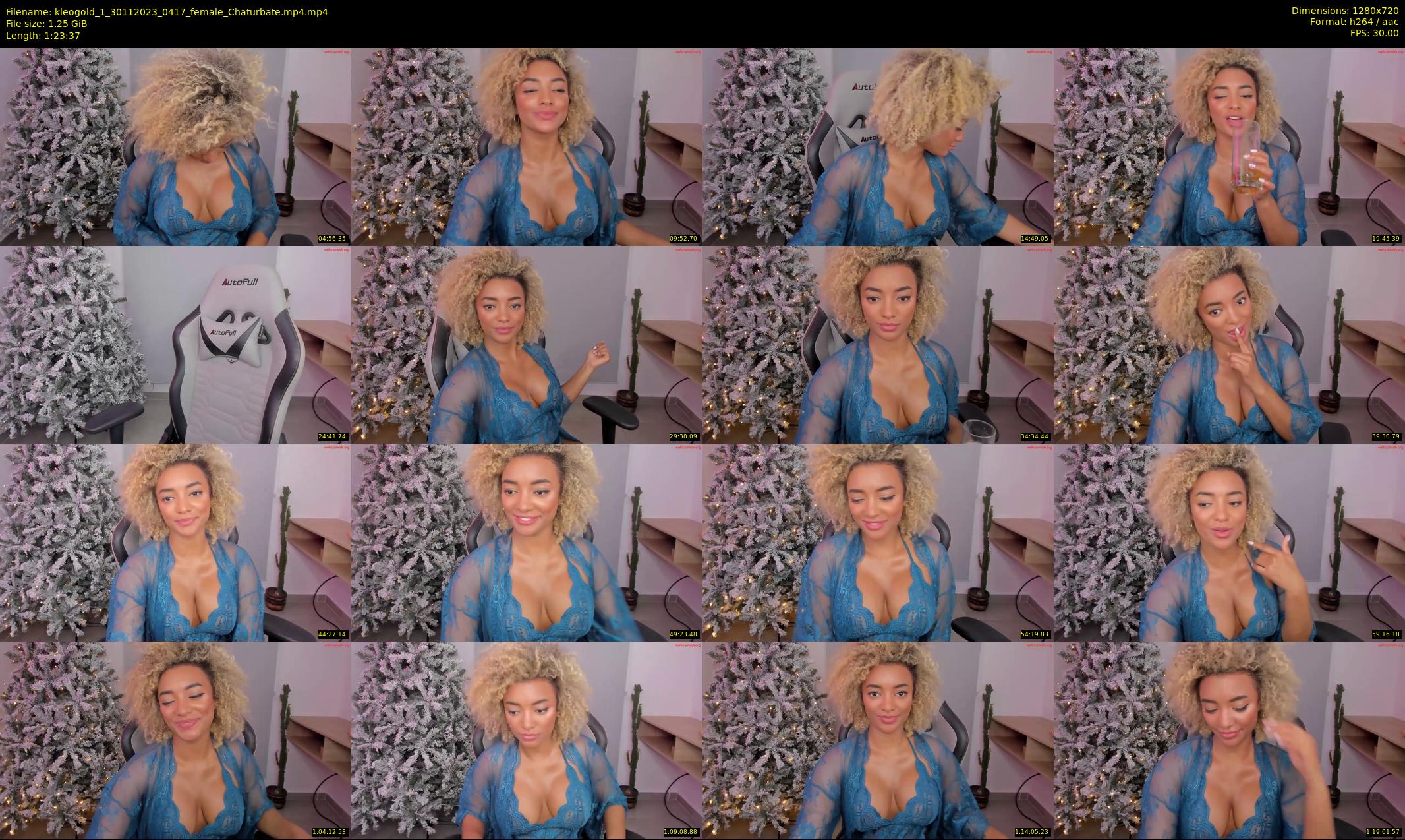 kleogold_1 — 84 minute Chaturbate female cam show recording, 720p, Nov 30, 2023
