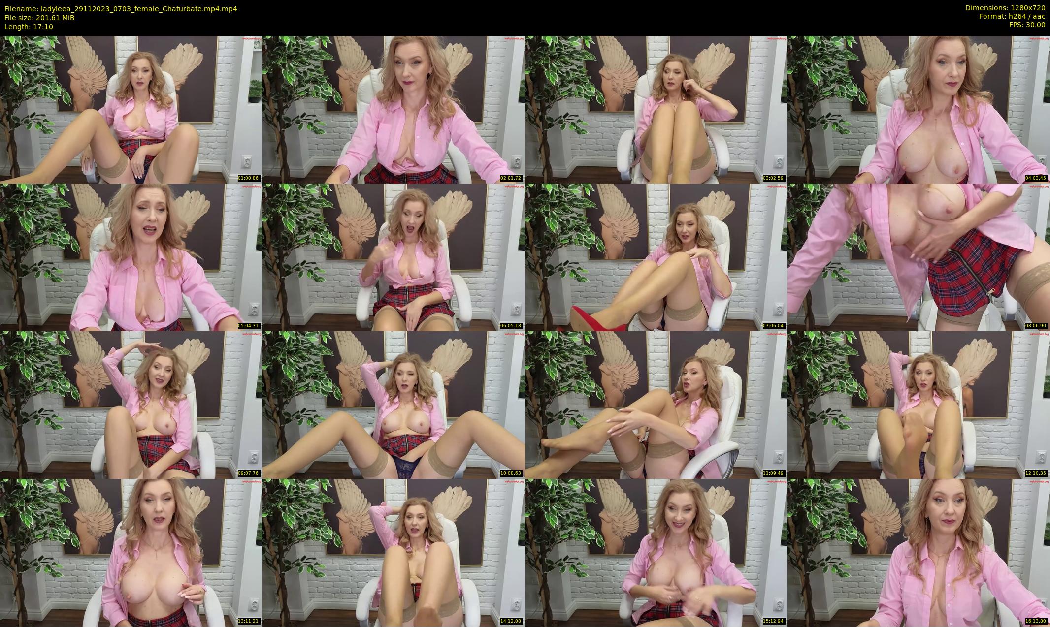 ladyleea — 18 minute Chaturbate female cam show recording, 720p, Nov 29, 2023