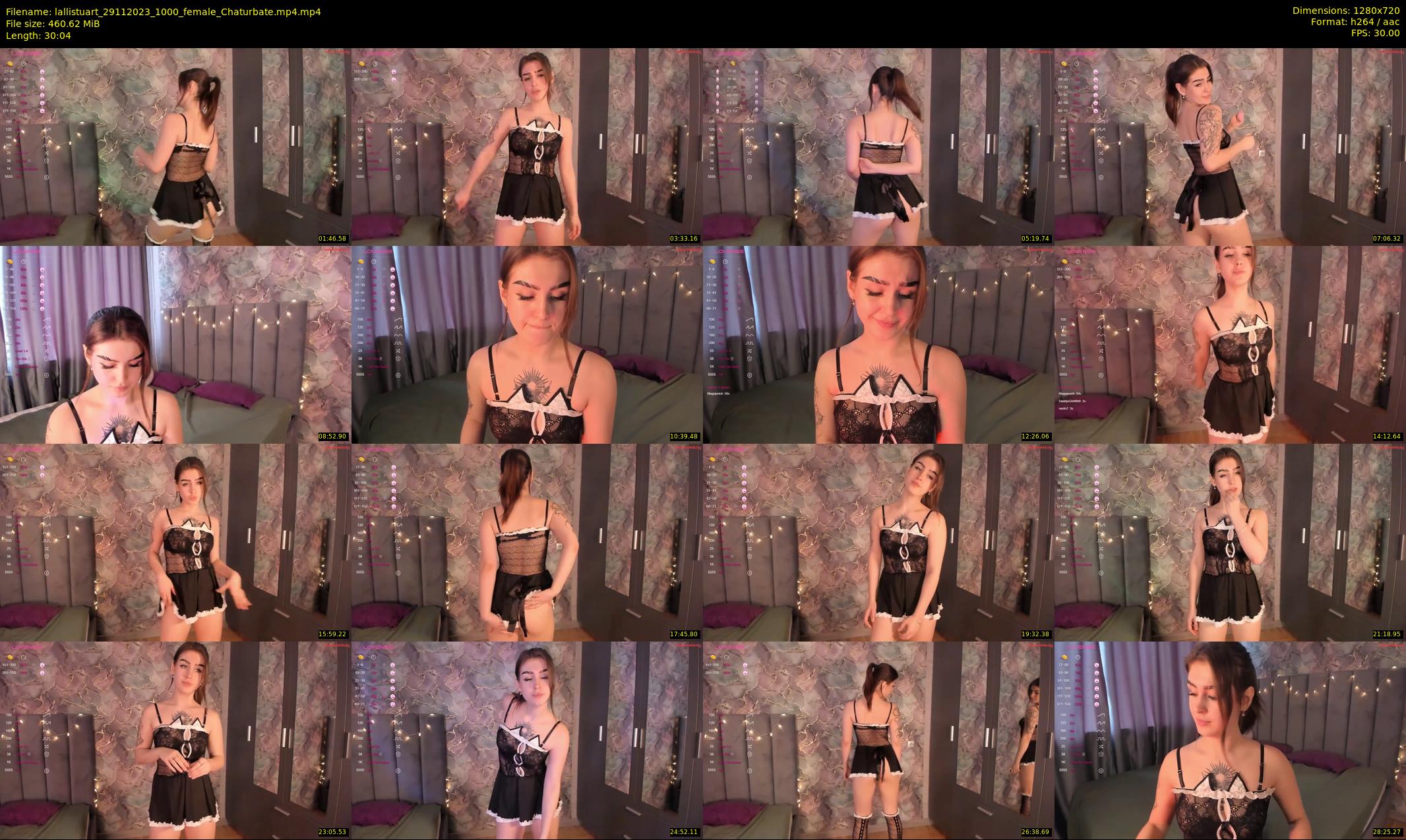lallistuart — 31 minute Chaturbate female cam show recording, 720p, Nov 29, 2023