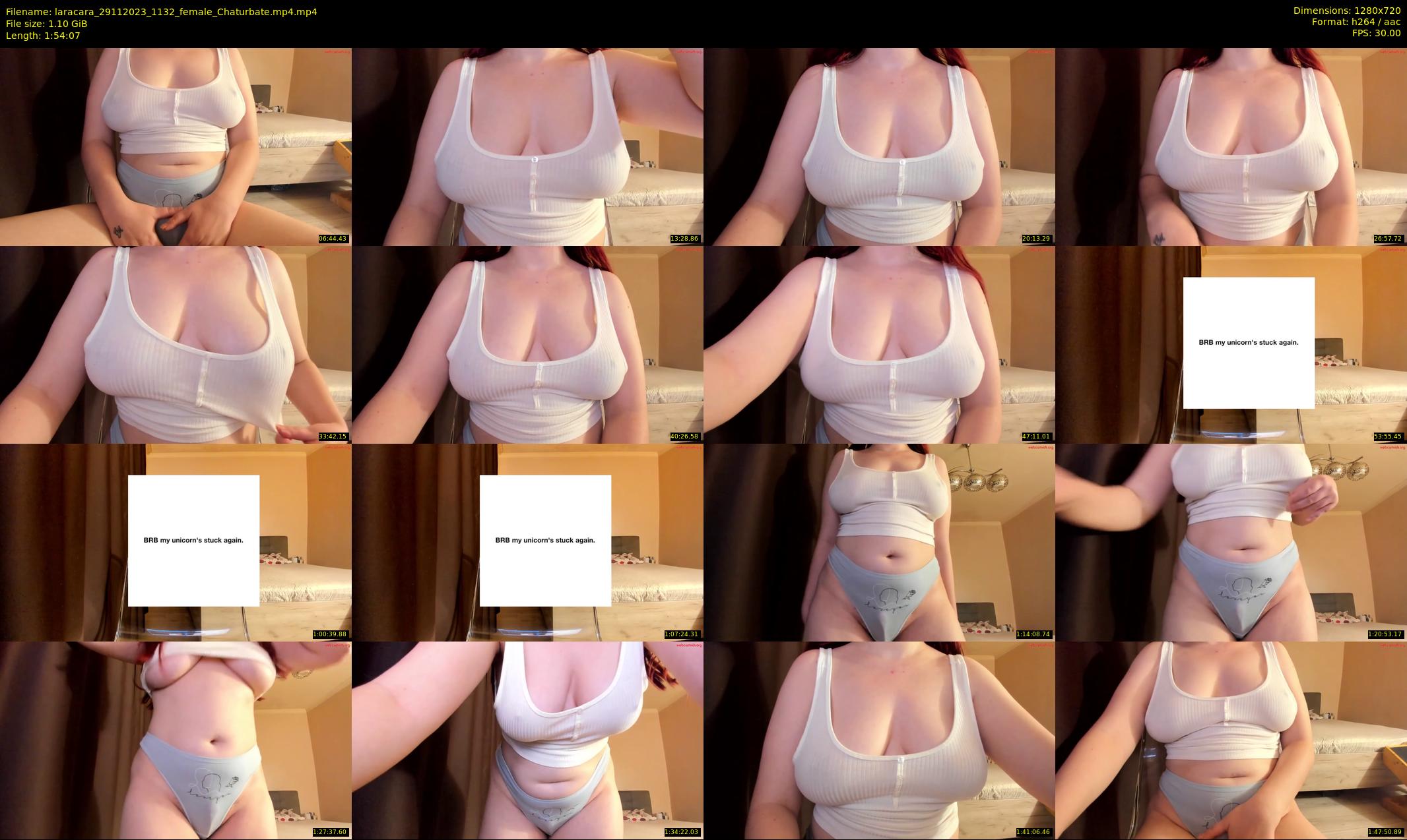laracara — 115 minute Chaturbate female cam show recording, 720p, Nov 29, 2023