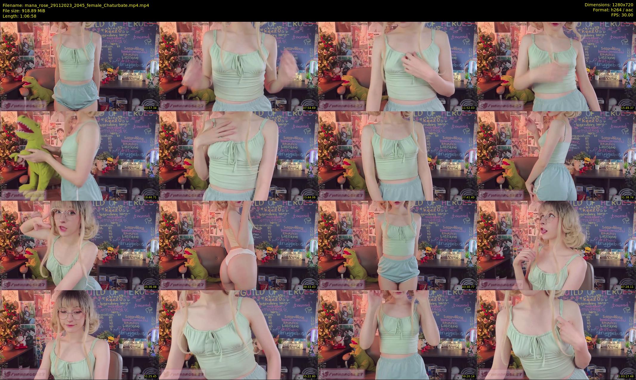 mana_rose — 67 minute Chaturbate female cam show recording, 720p, Nov 29, 2023