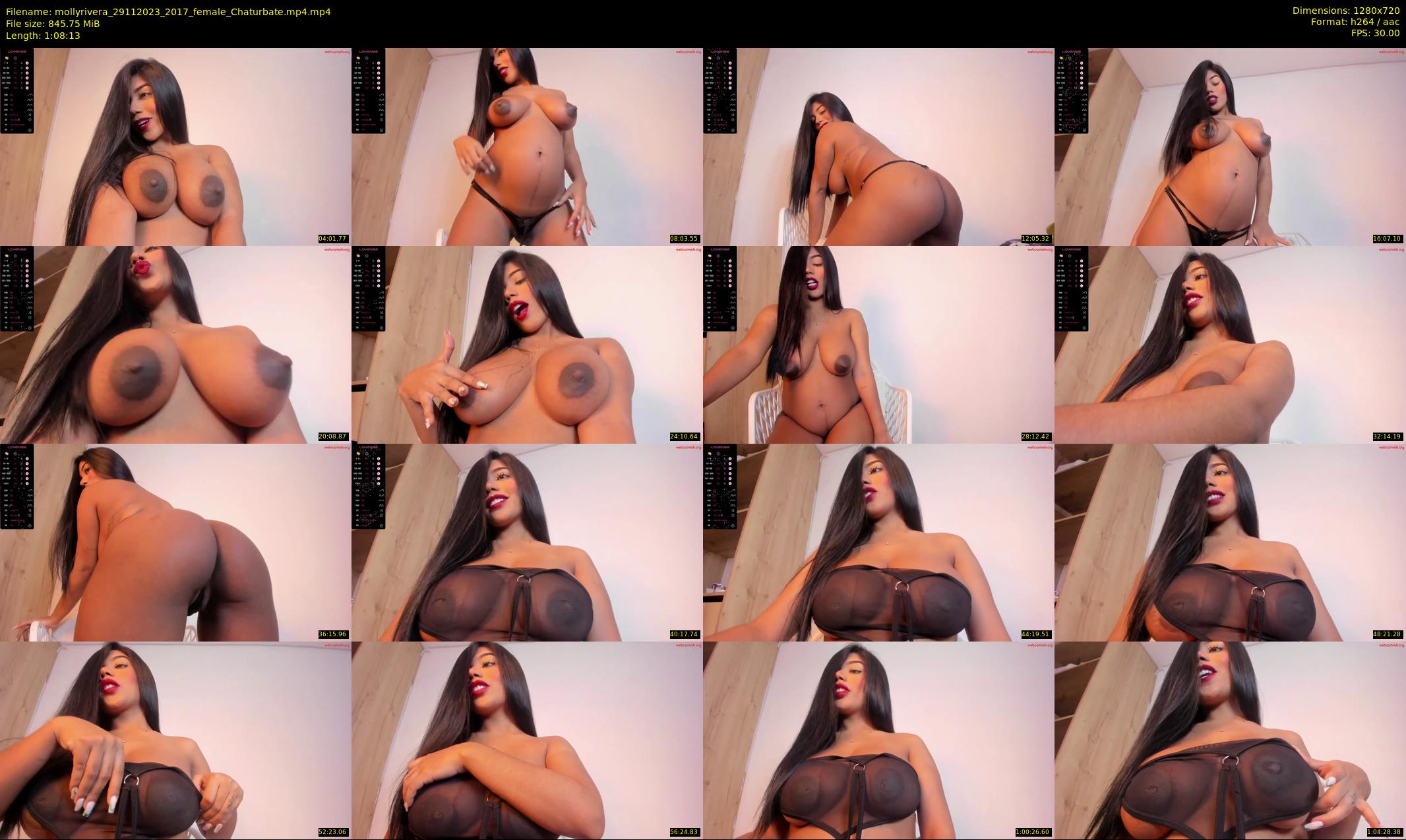 mollyrivera — 69 minute Chaturbate female cam show recording, 720p, Nov 29, 2023