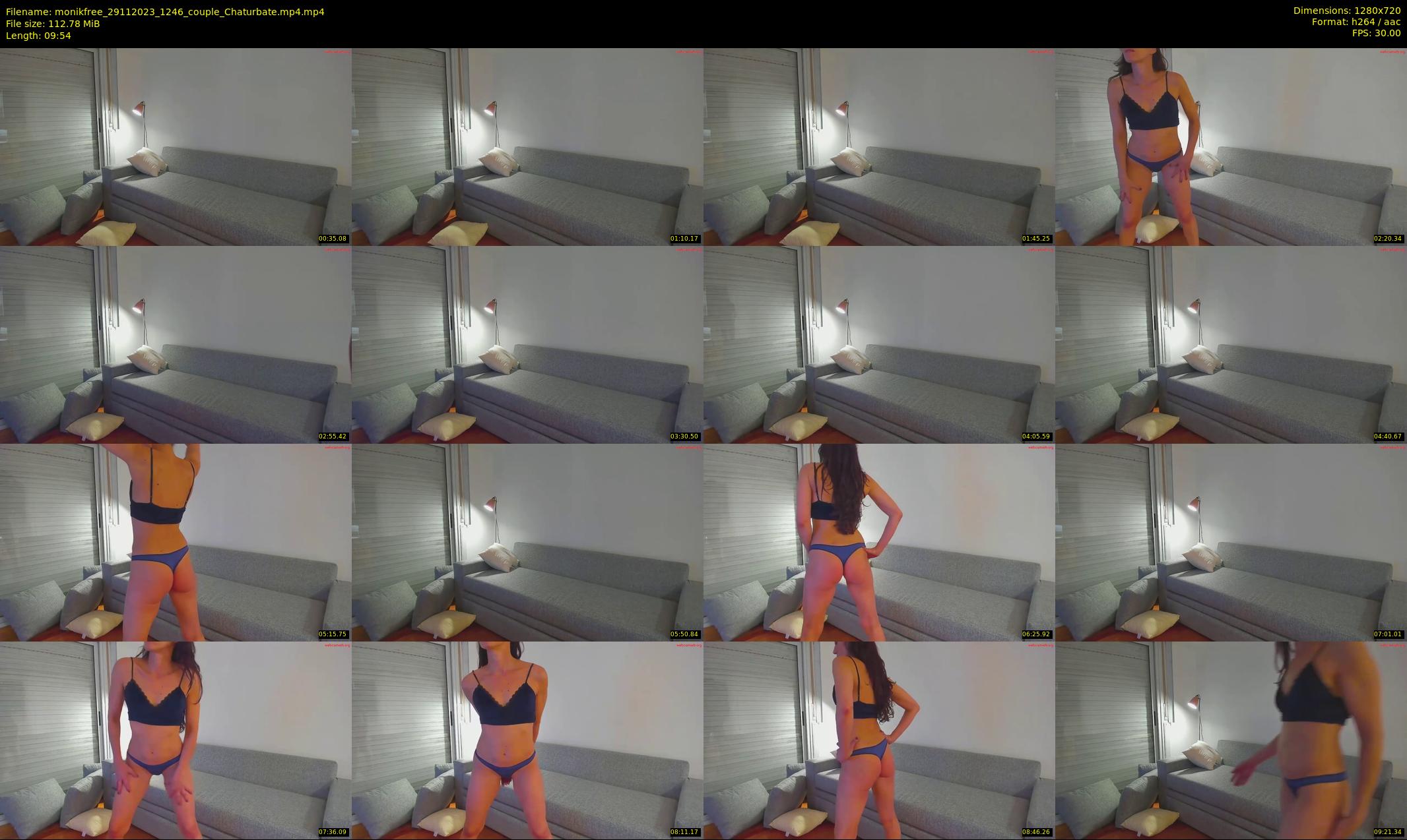 monikfree — 10 minute Chaturbate couple cam show recording, 720p, Nov 29, 2023