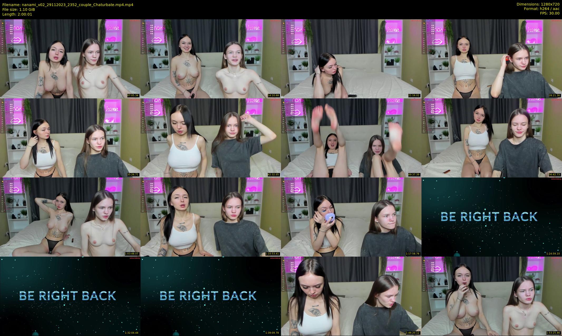 nanami_v02 — 121 minute Chaturbate couple cam show recording, 720p, Nov 29, 2023