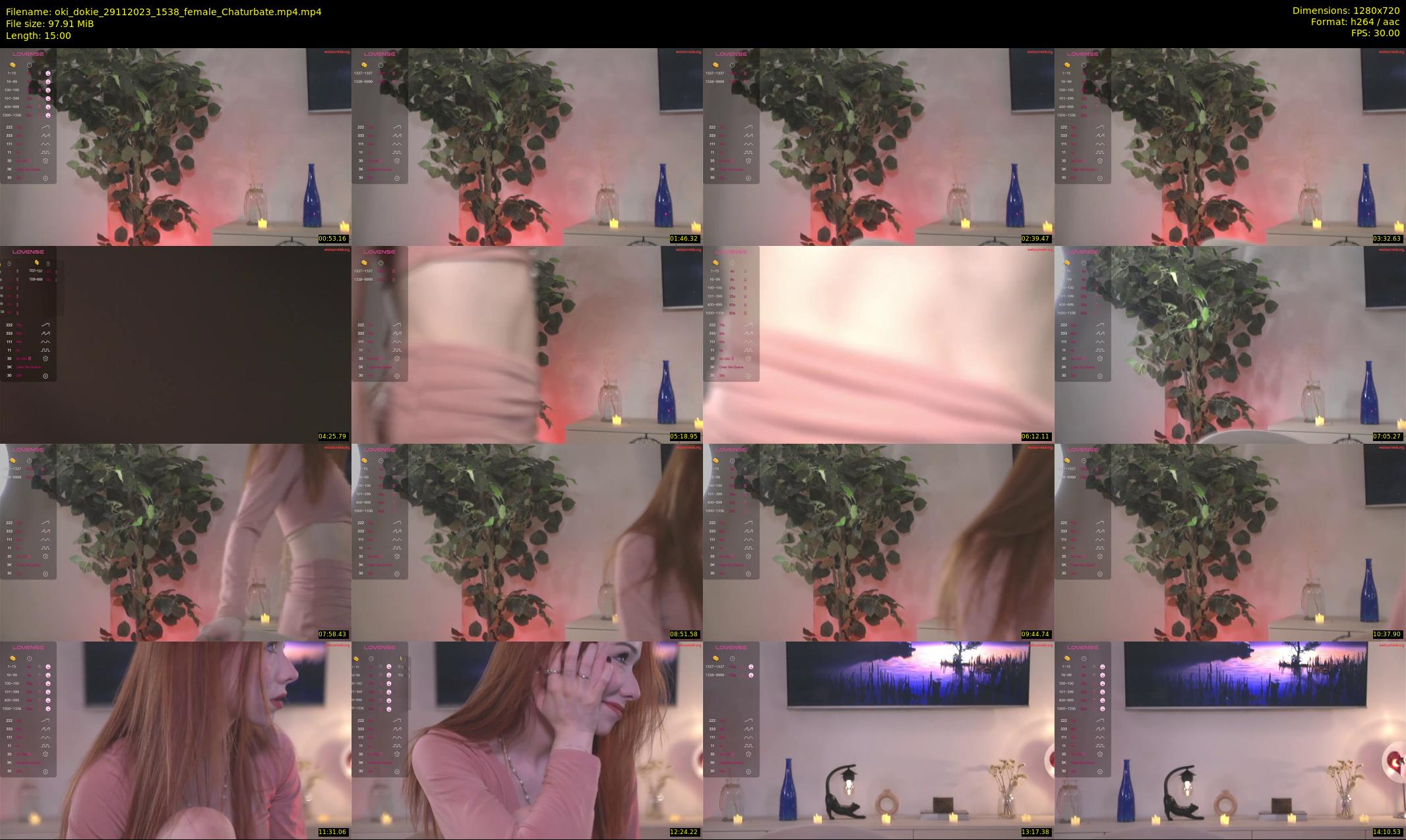 oki_dokie — 15 minute Chaturbate female cam show recording, 720p, Nov 29, 2023