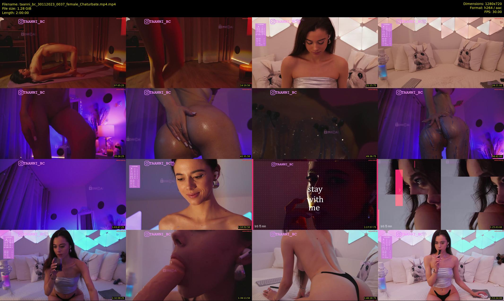 taanni_bc — 120 minute Chaturbate female cam show recording, 720p, Nov 30, 2023