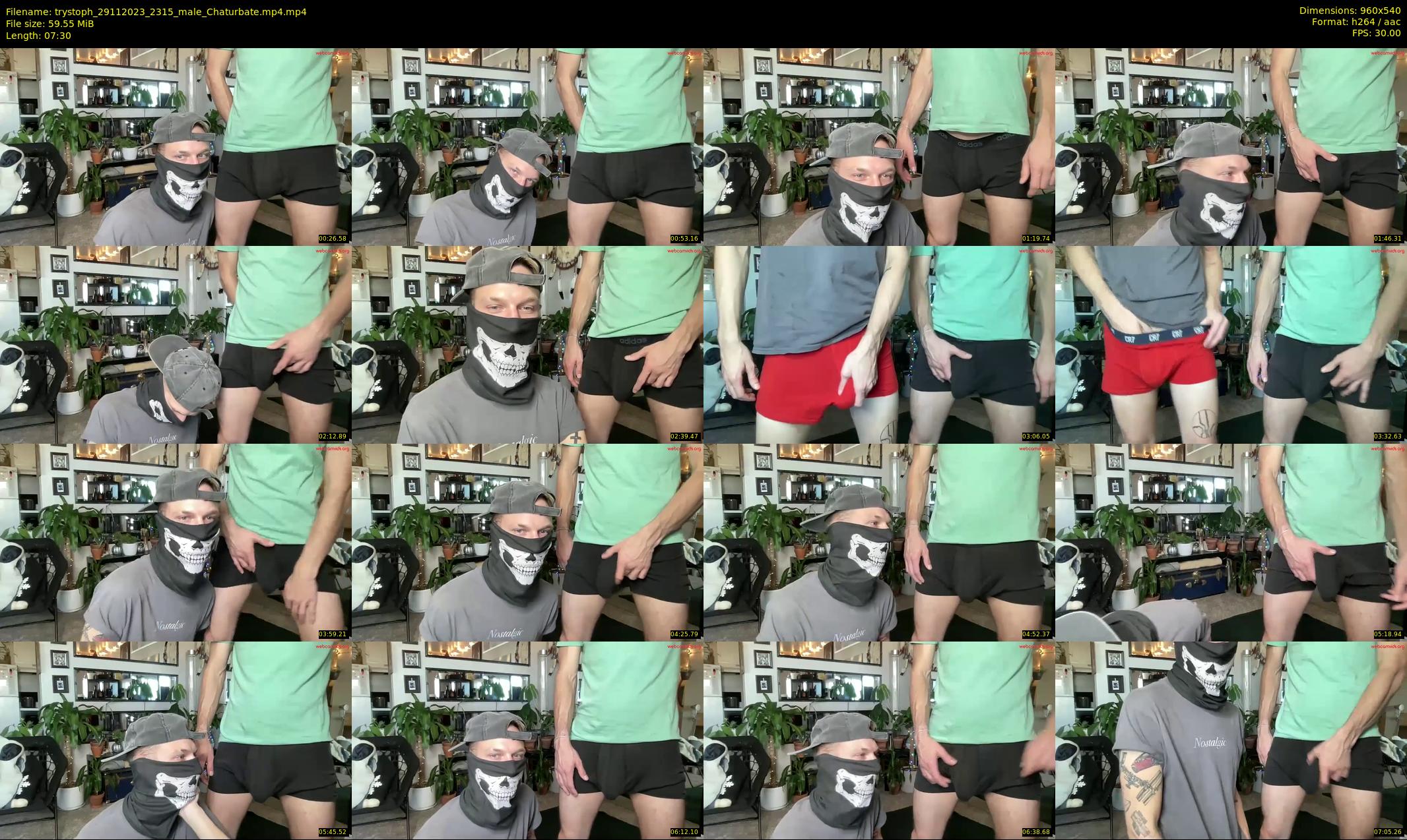 trystoph — 8 minute Chaturbate male cam show recording, 480p, Nov 29, 2023