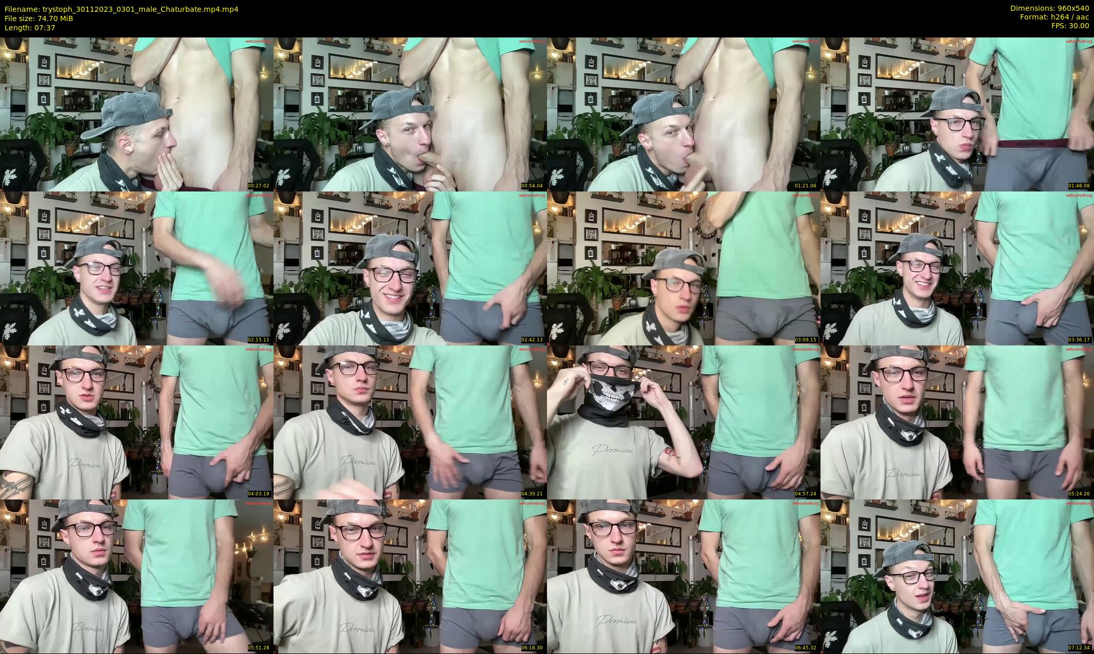 trystoph — 8 minute Chaturbate male cam show recording, 480p, Nov 30, 2023