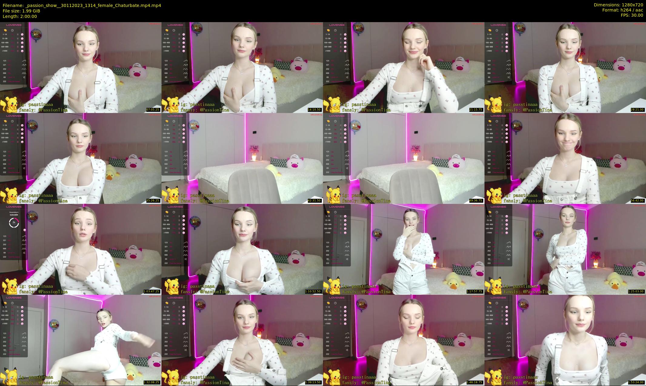 _passion_show_ — 120 minute Chaturbate couple cam show recording, 720p, Nov 30, 2023