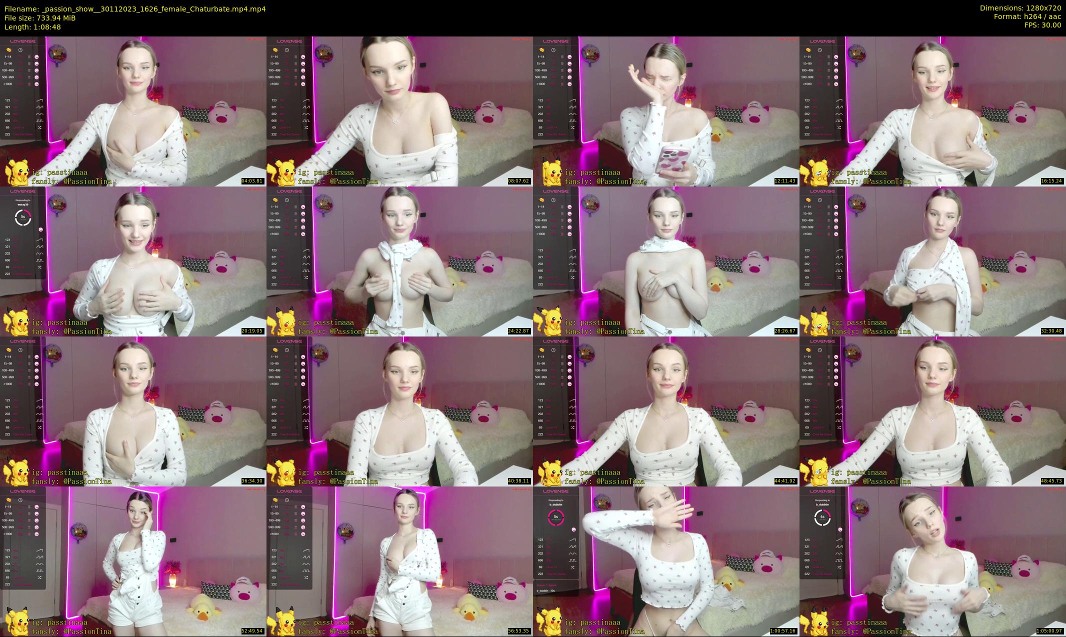 _passion_show_ — 69 minute Chaturbate couple cam show recording, 720p, Nov 30, 2023