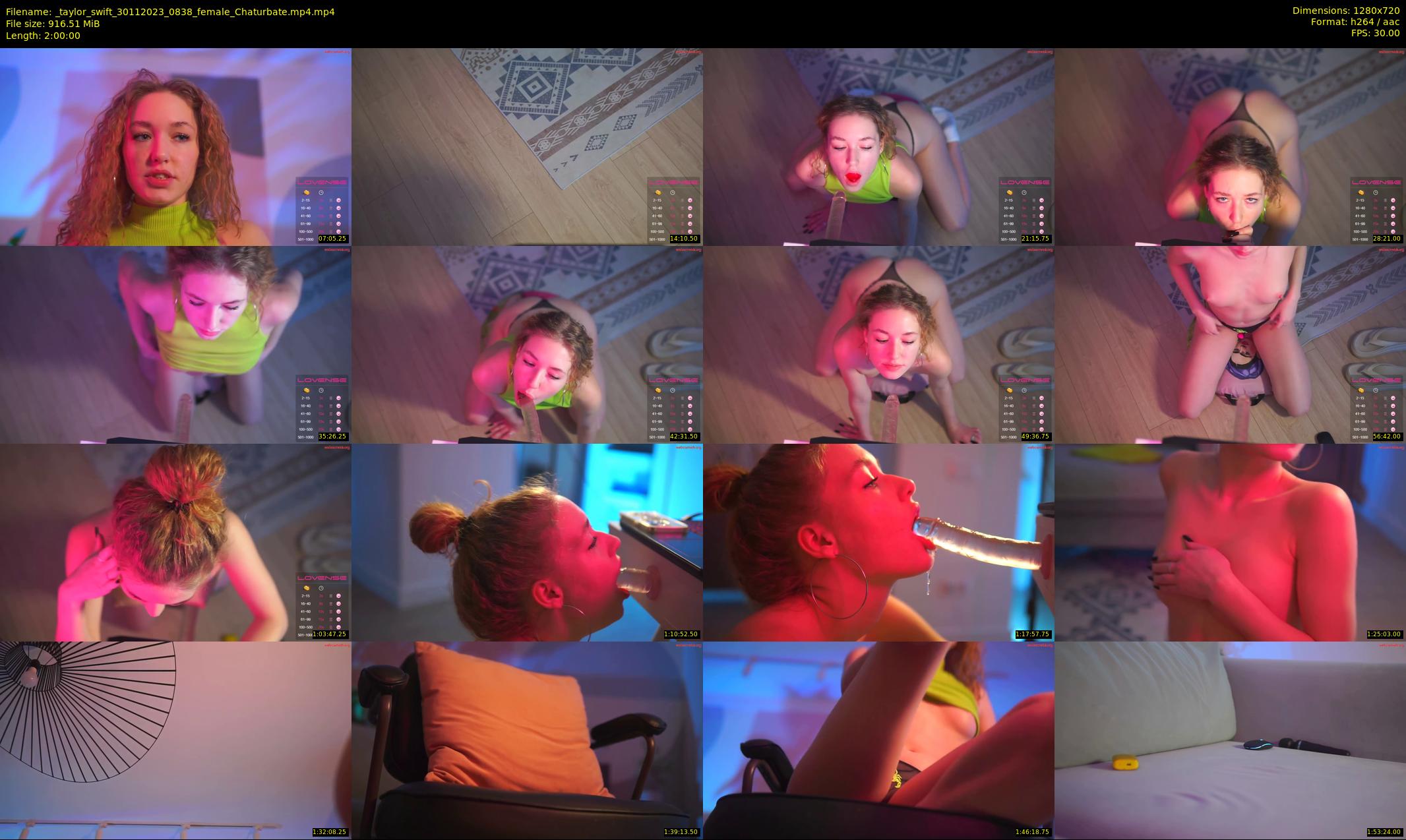 _taylor_swift — 120 minute Chaturbate female cam show recording, 720p, Nov 30, 2023