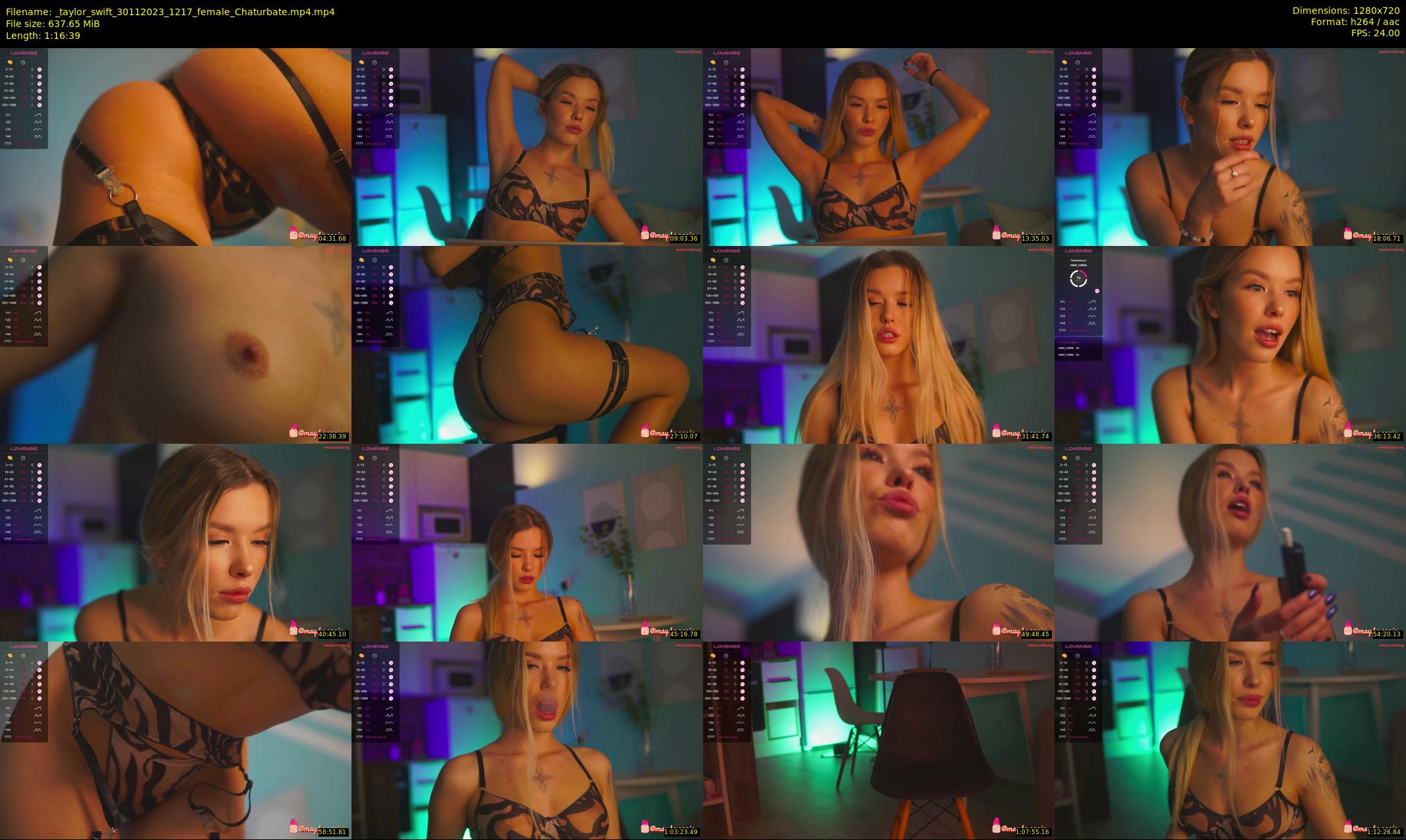 _taylor_swift — 77 minute Chaturbate female cam show recording, 720p, Nov 30, 2023