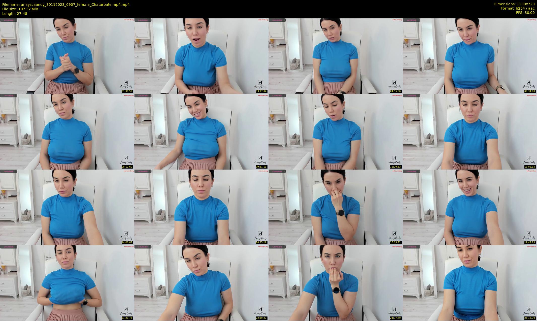 anayscaandy — 28 minute Chaturbate female cam show recording, 720p, Nov 30, 2023