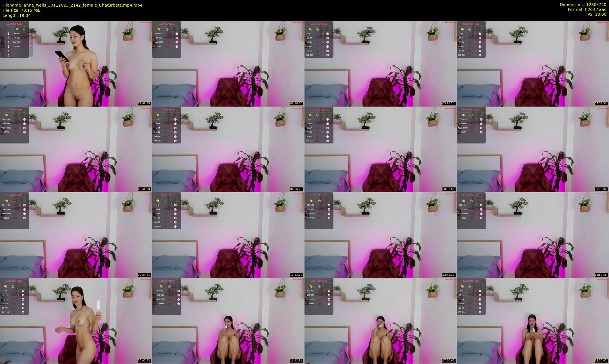 anna_wells — 20 minute Chaturbate female cam show recording, 720p, Nov 30, 2023