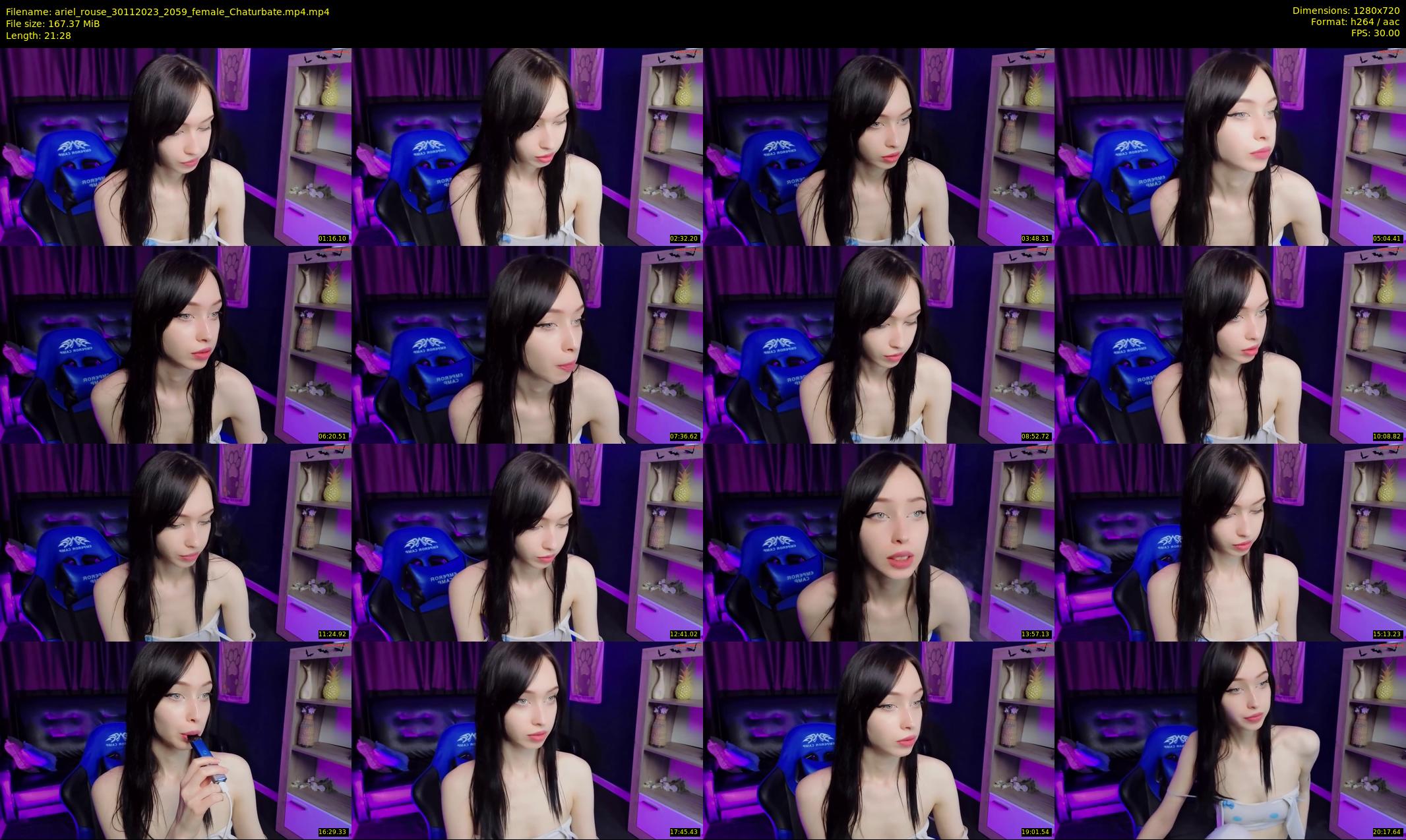 ariel_rouse — 22 minute Chaturbate female cam show recording, 720p, Nov 30, 2023