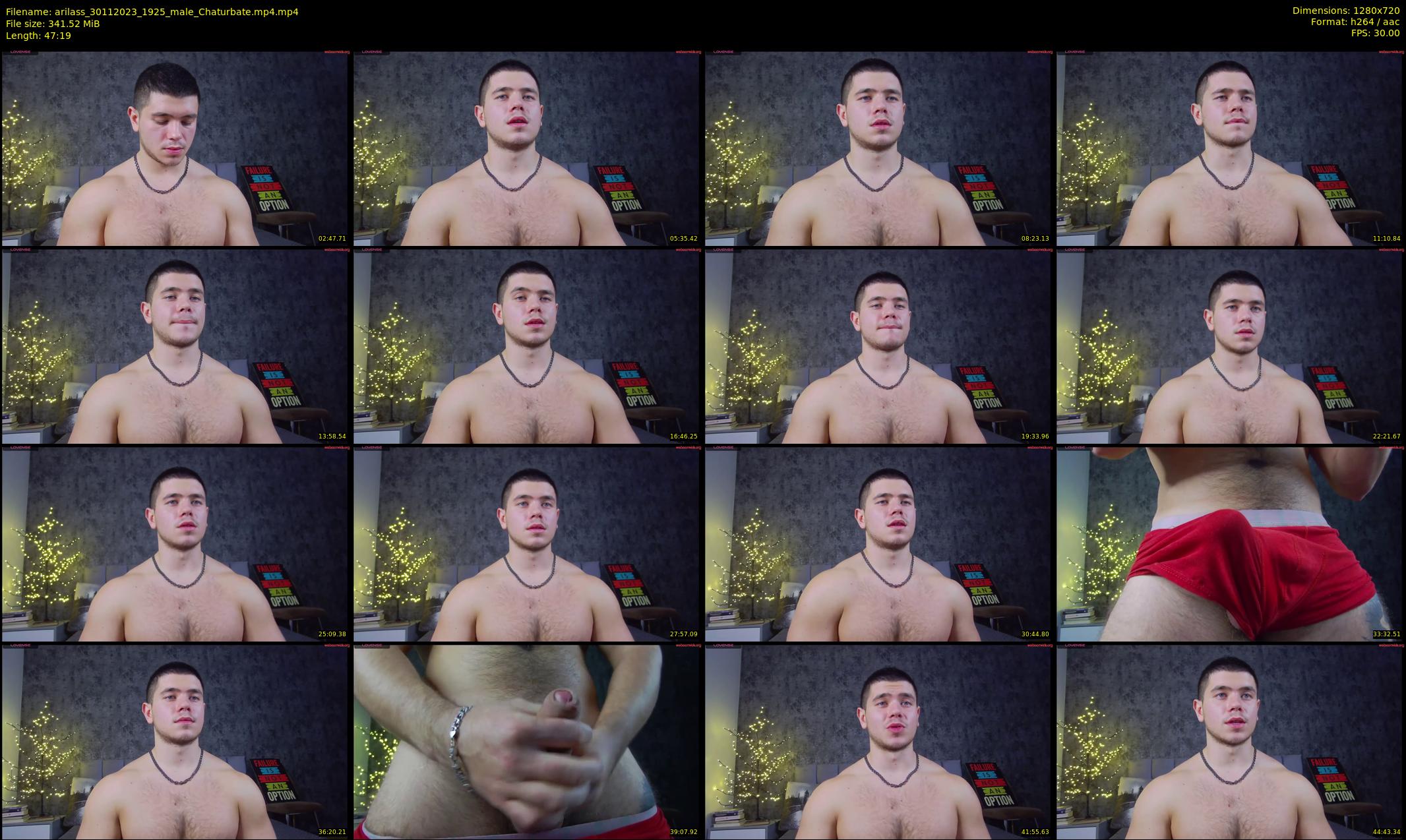 arilass — 48 minute Chaturbate male cam show recording, 720p, Nov 30, 2023