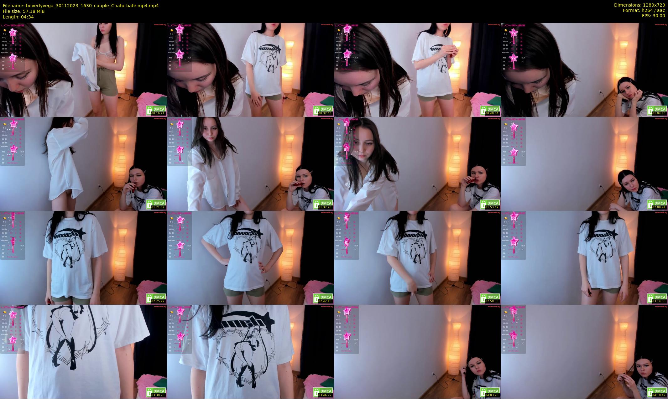 beverlyvega — 5 minute Chaturbate couple cam show recording, 720p, Nov 30, 2023
