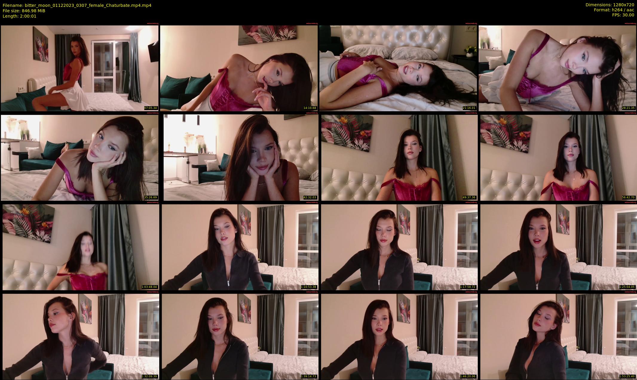 bitter_moon — 121 minute Chaturbate female cam show recording, 720p, Dec 1, 2023