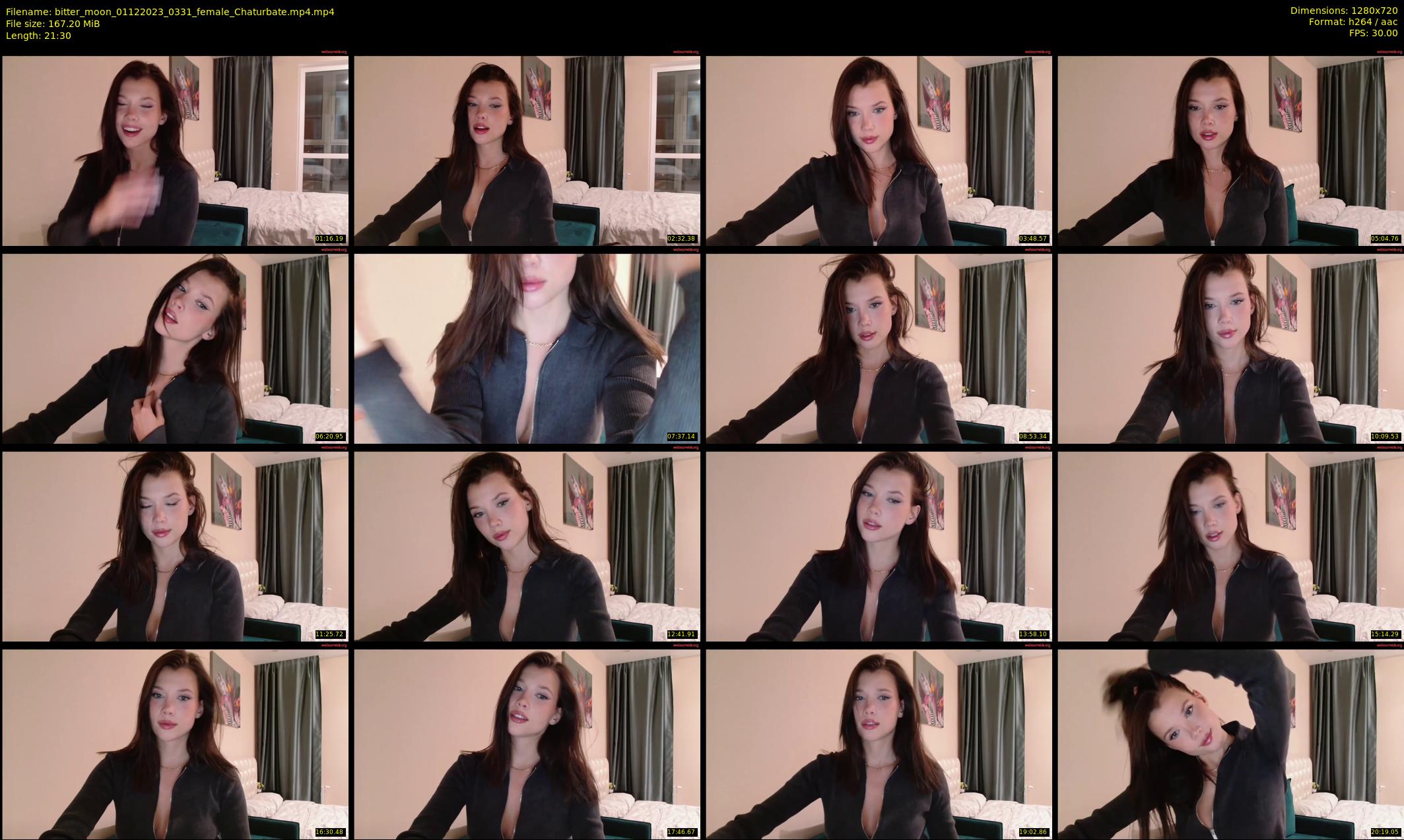 bitter_moon — 22 minute Chaturbate female cam show recording, 720p, Dec 1, 2023