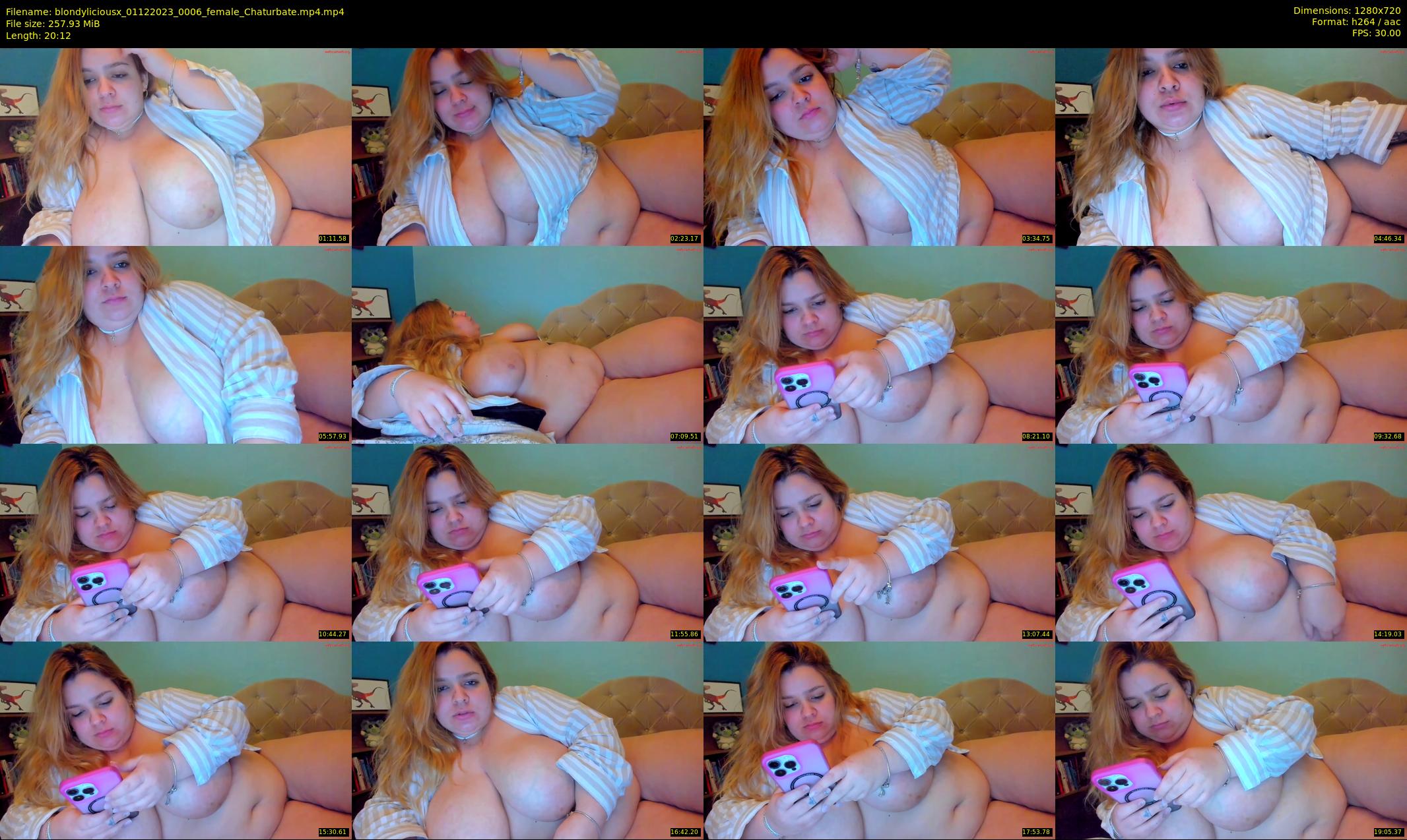 blondyliciousx — 21 minute Chaturbate female cam show recording, 720p, Dec 1, 2023