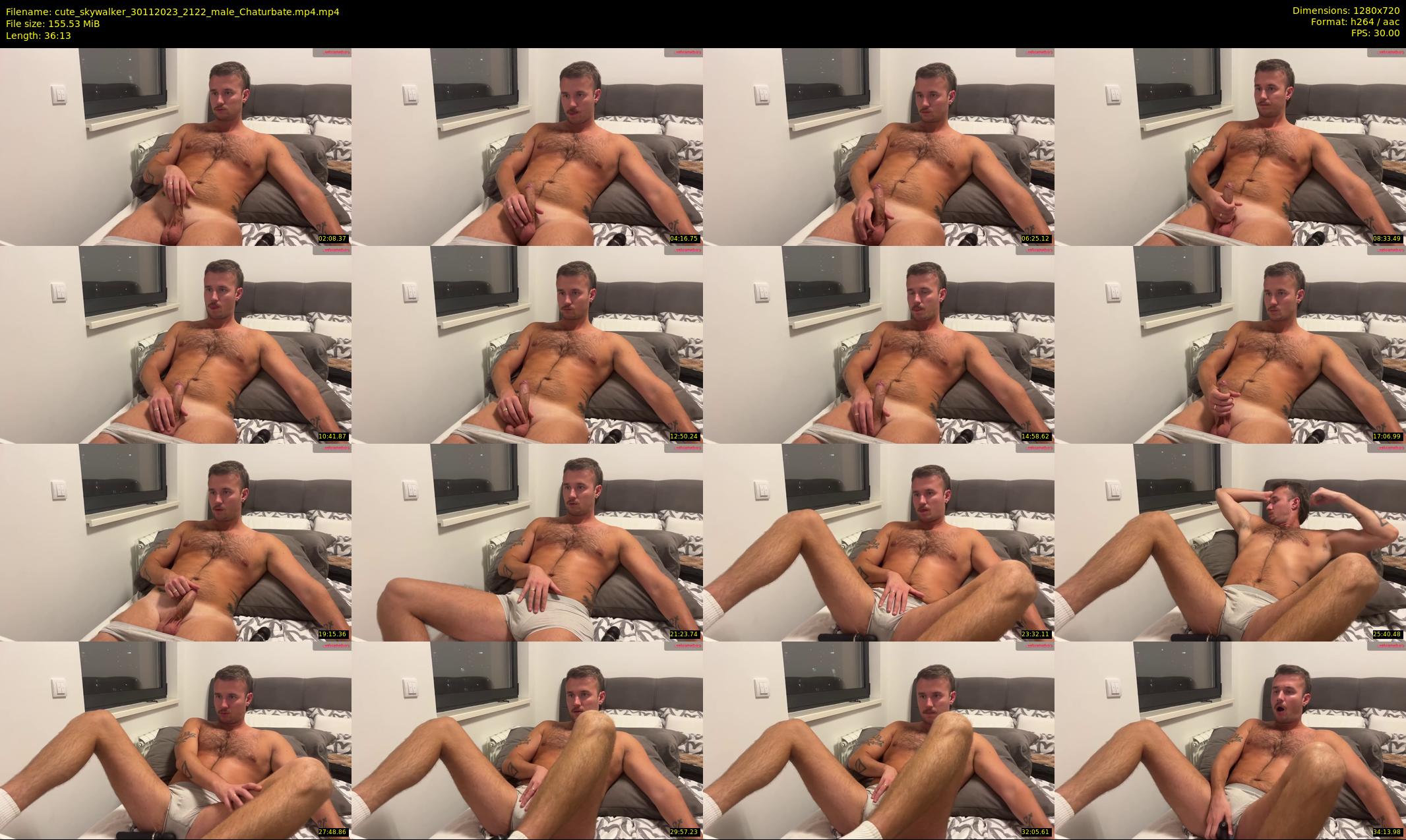 cute_skywalker — 37 minute Chaturbate male cam show recording, 720p, Nov 30, 2023