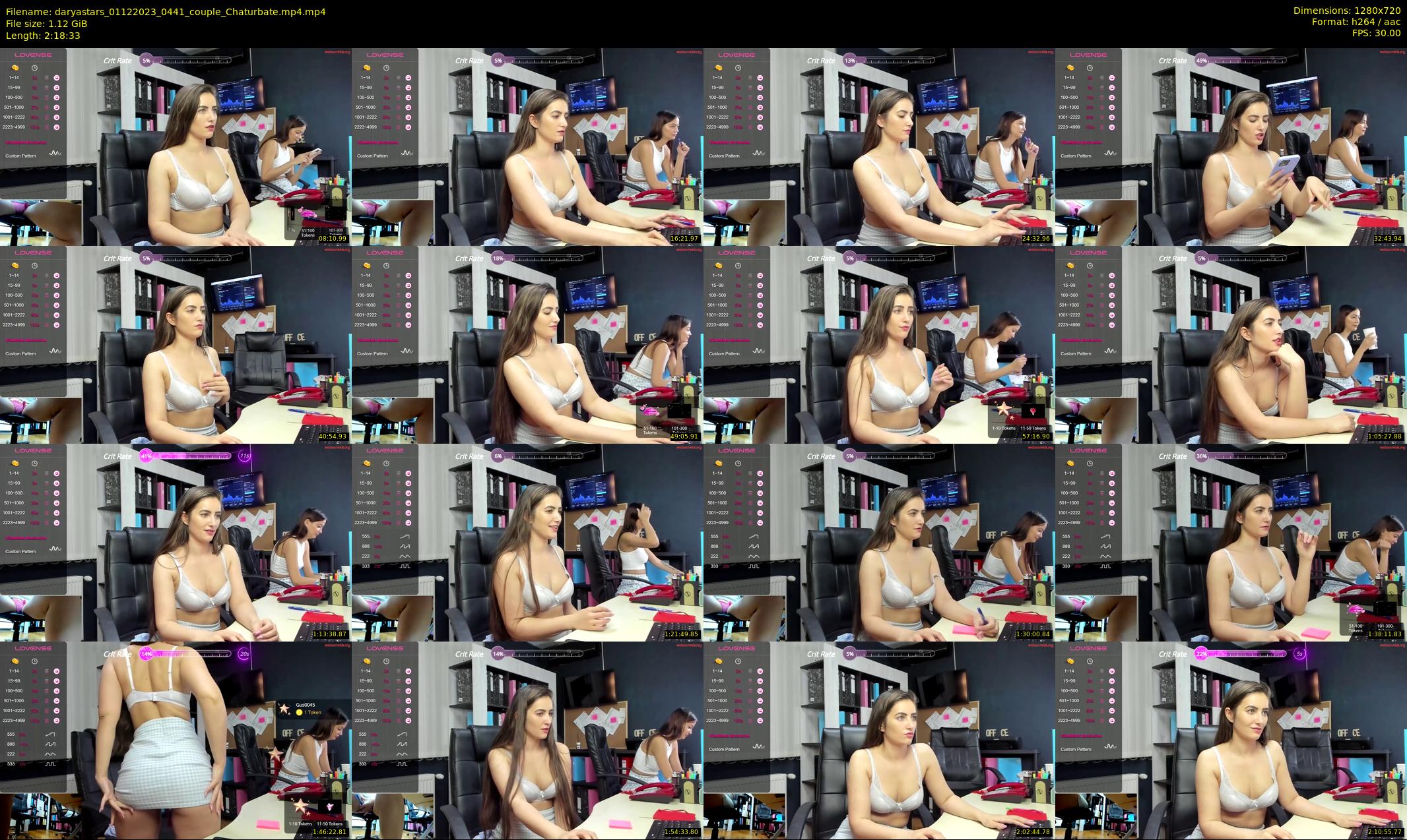 daryastars — 139 minute Chaturbate couple cam show recording, 720p, Dec 1, 2023