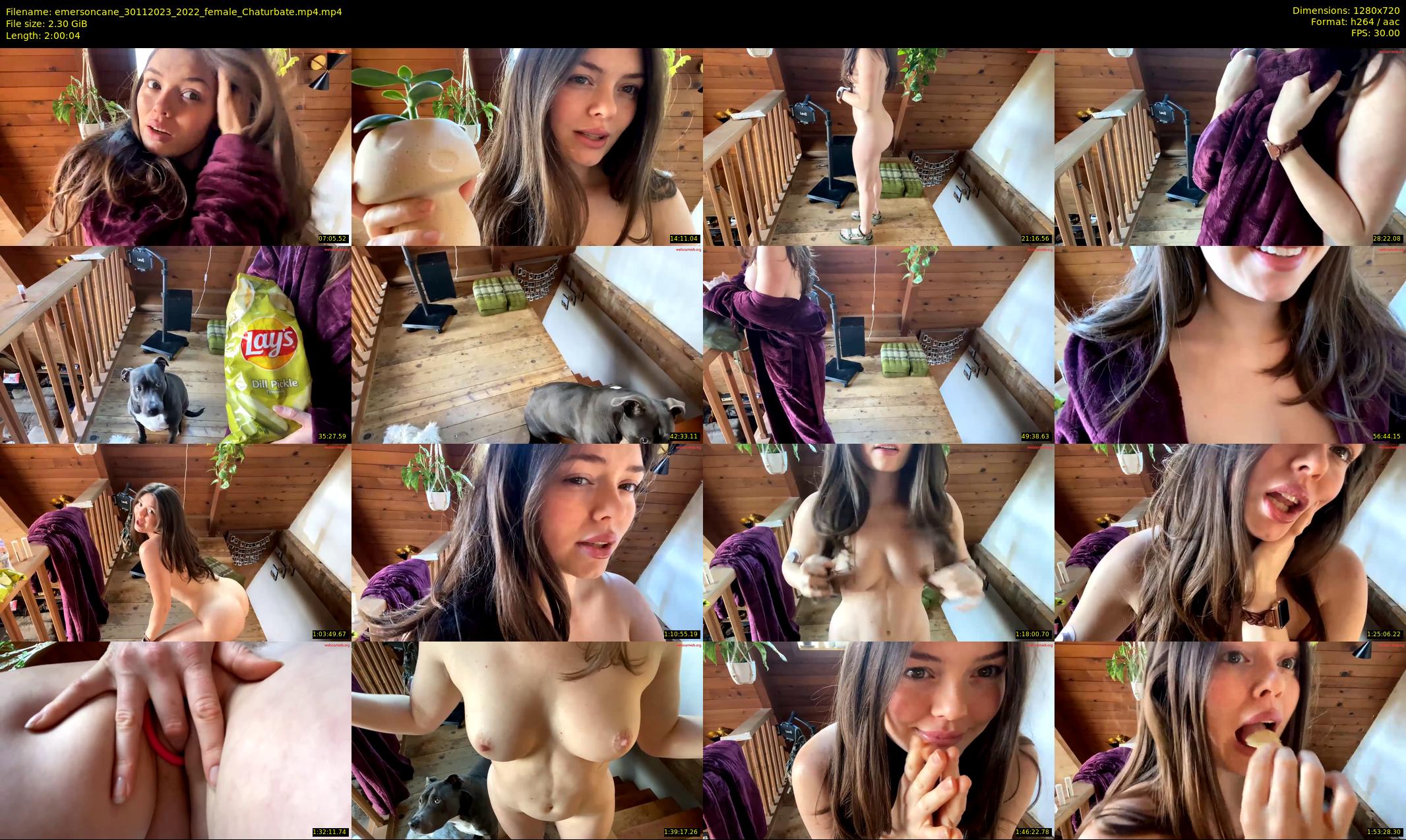 emersoncane — 121 minute Chaturbate female cam show recording, 720p, Nov 30, 2023