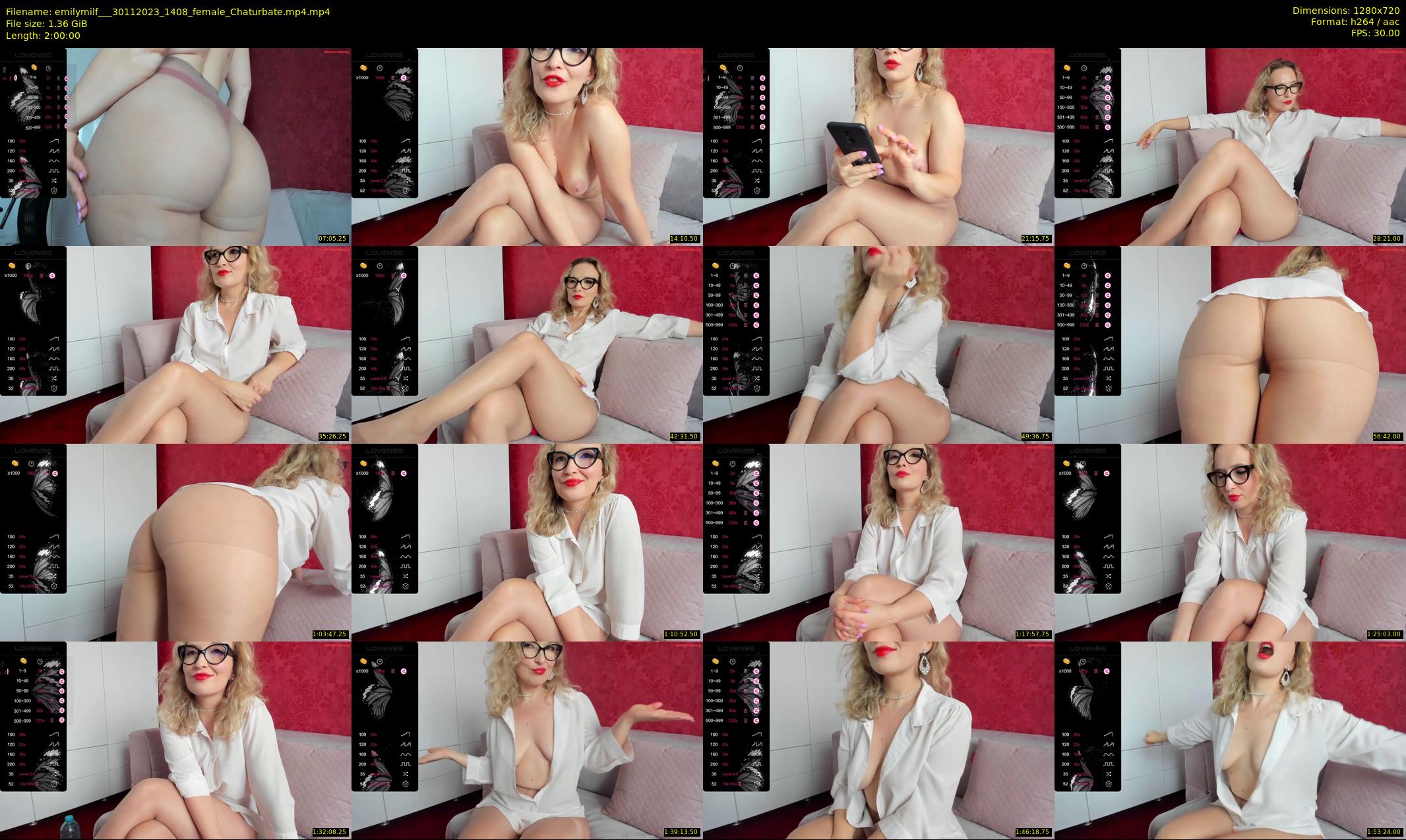 emilymilf__ — 120 minute Chaturbate female cam show recording, 720p, Nov 30, 2023