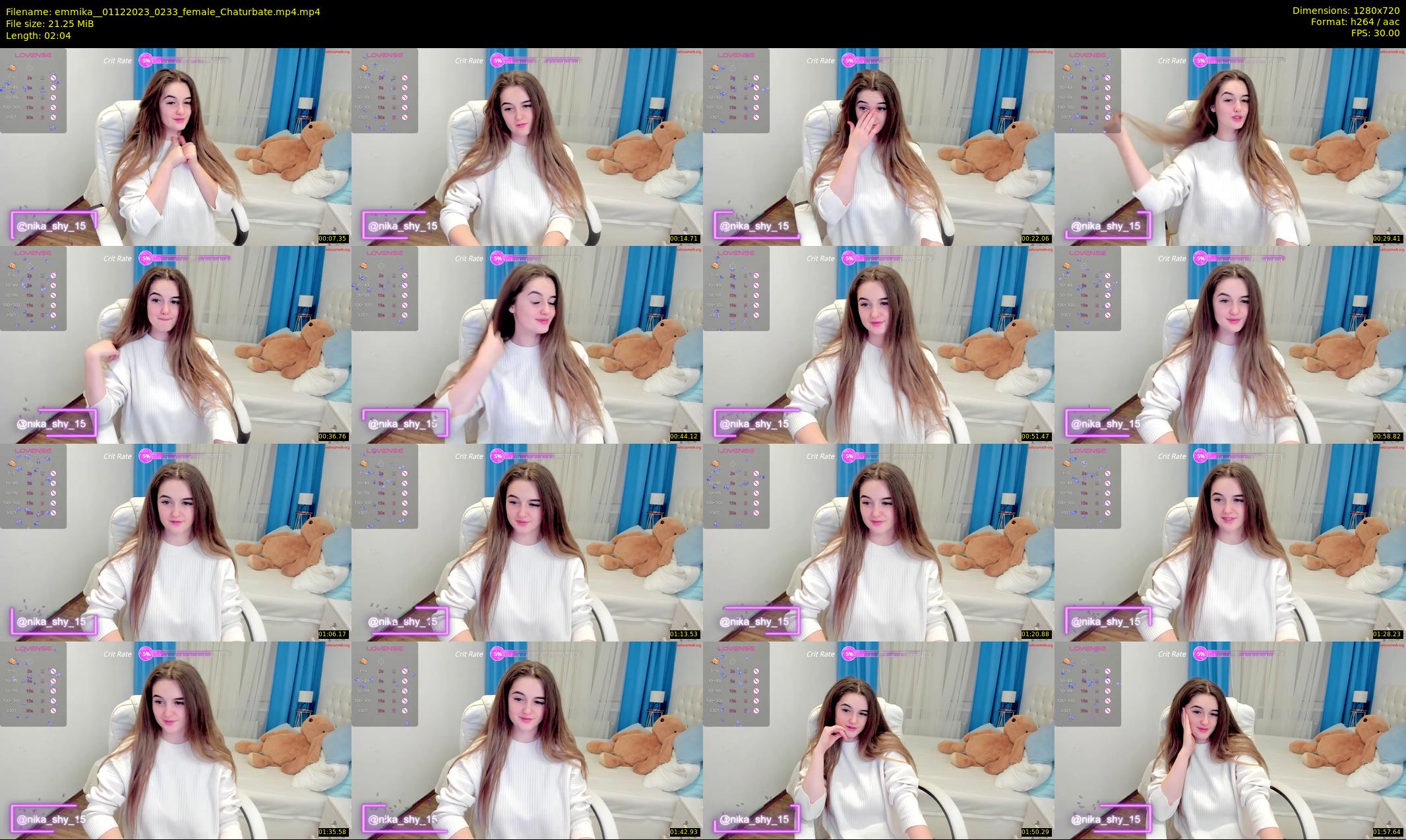 emmika_ — 3 minute Chaturbate female cam show recording, 720p, Dec 1, 2023