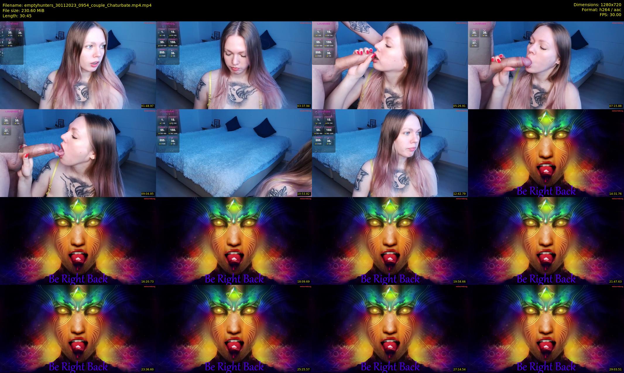 emptyhunters — 31 minute Chaturbate couple cam show recording, 720p, Nov 30, 2023