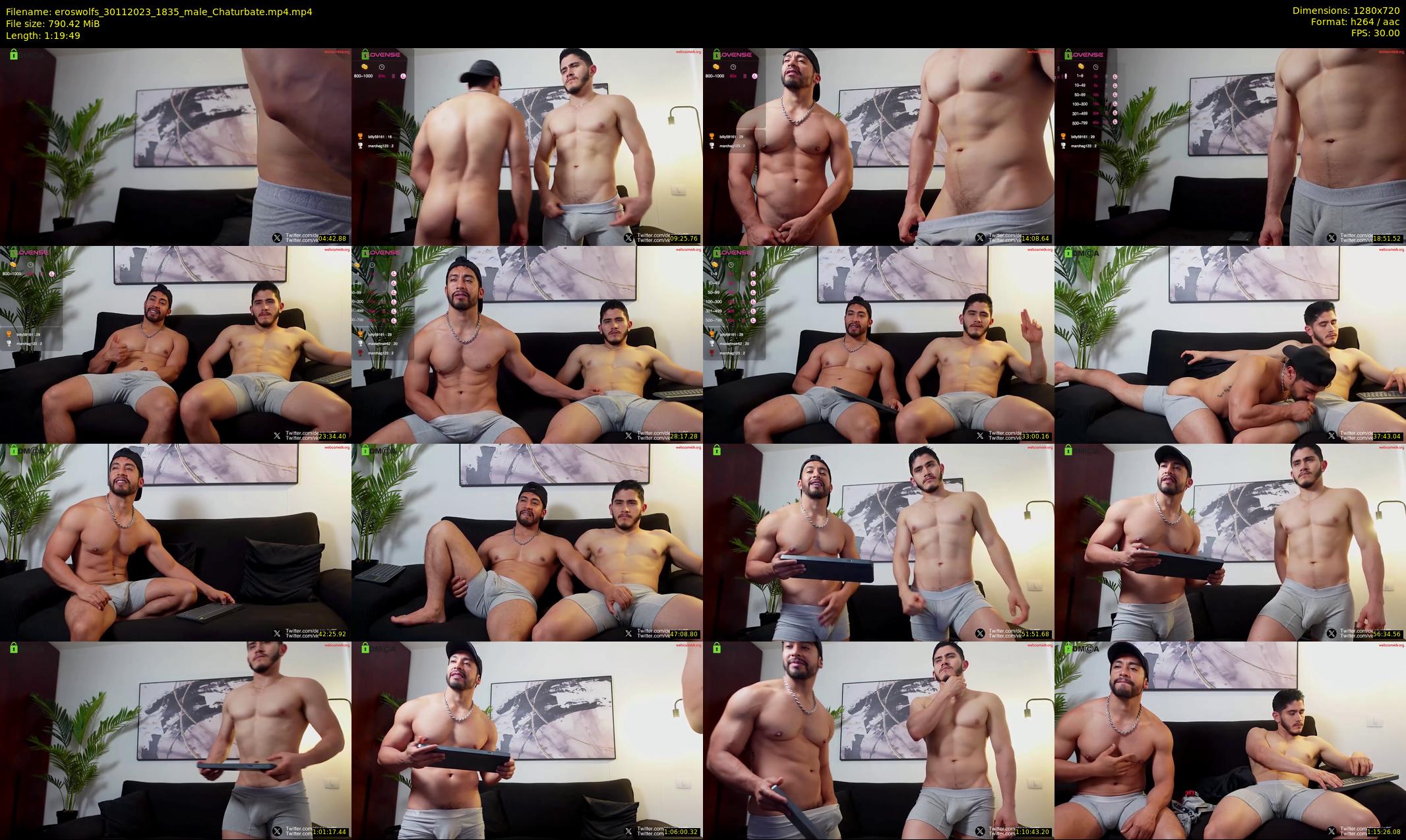 eroswolfs — 80 minute Chaturbate male cam show recording, 720p, Nov 30, 2023