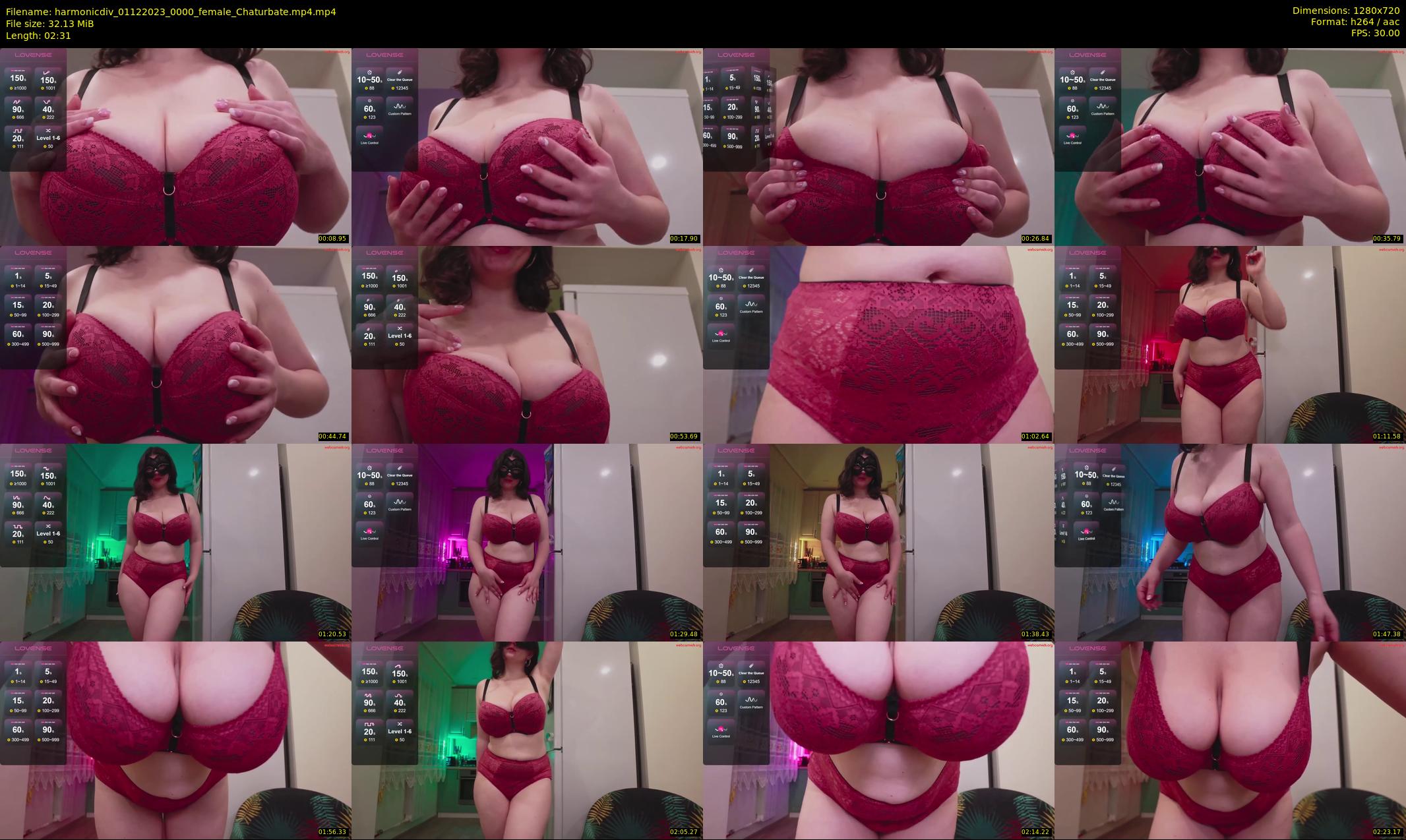 harmonicdiv — 3 minute Chaturbate female cam show recording, 720p, Dec 1, 2023