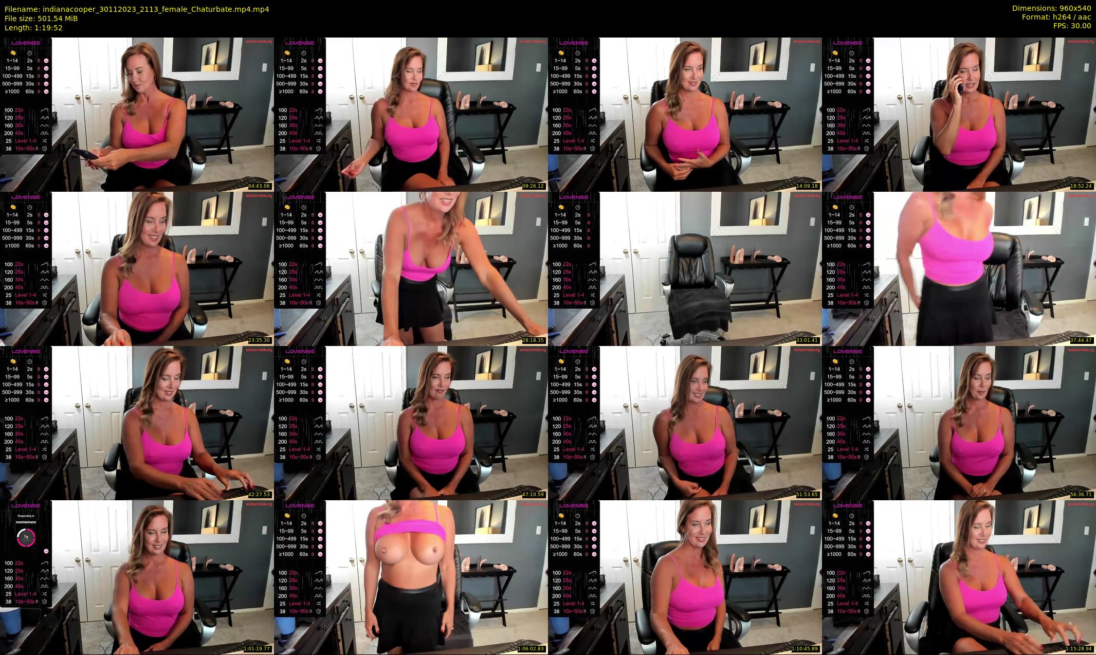 indianacooper — 80 minute Chaturbate female cam show recording, 480p, Nov 30, 2023