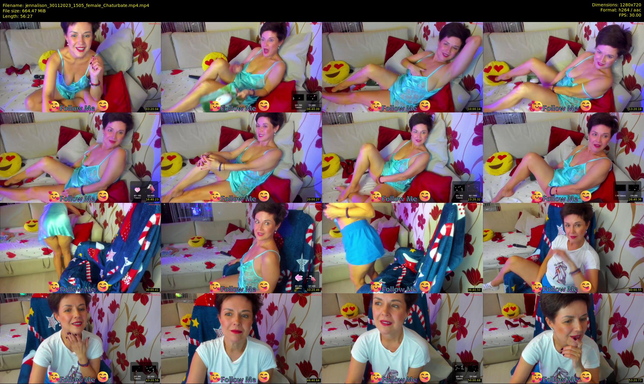 jennalison — 57 minute Chaturbate female cam show recording, 720p, Nov 30, 2023