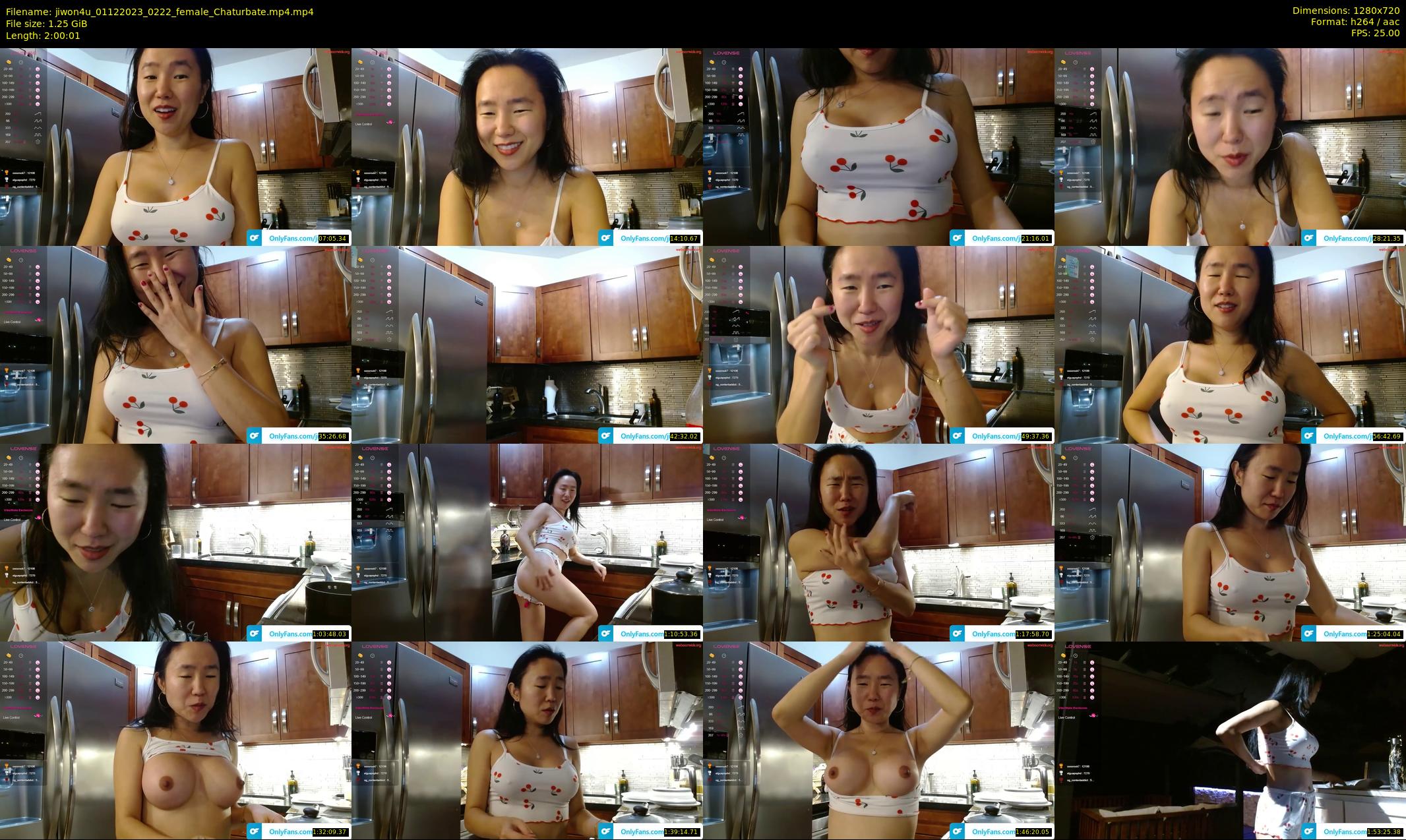 jiwon4u — 121 minute Chaturbate female cam show recording, 720p, Dec 1, 2023